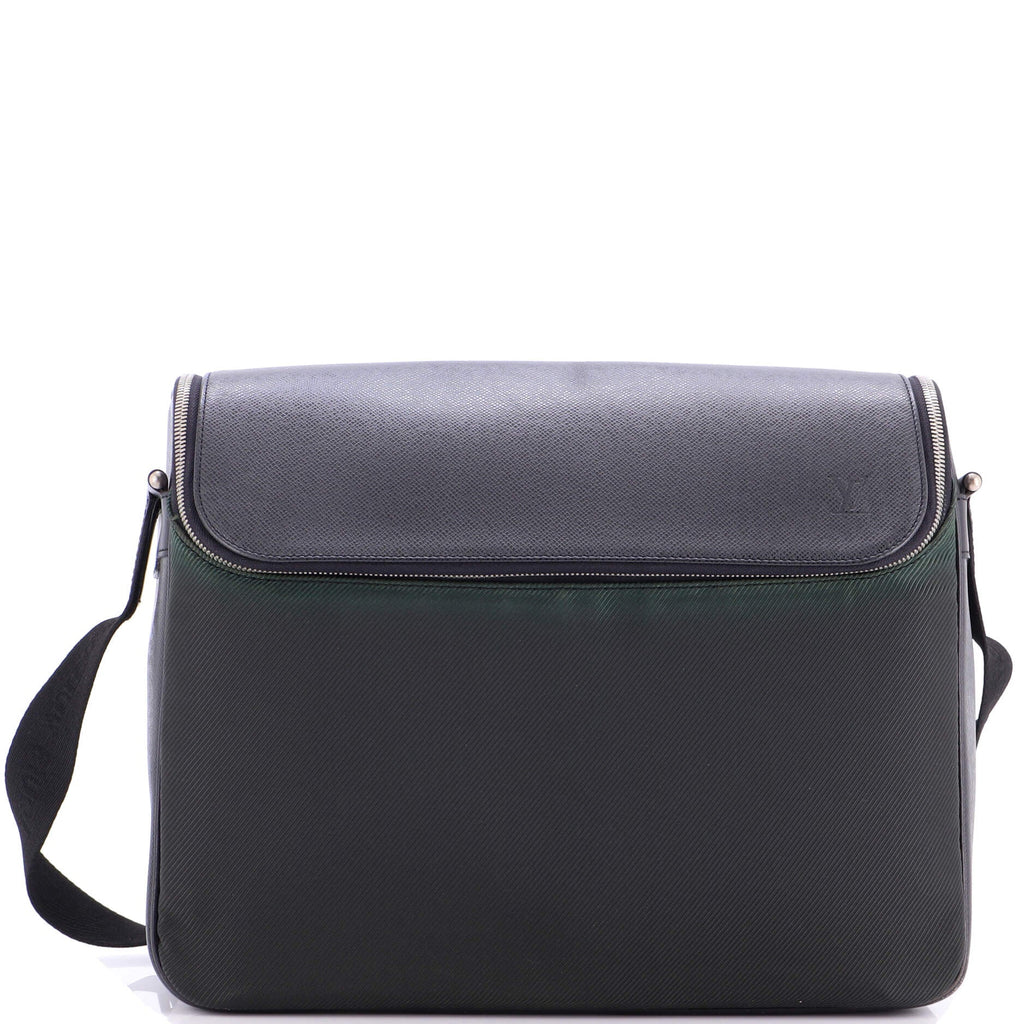 Taimyr Messenger Bag Taiga Leather and Canvas
