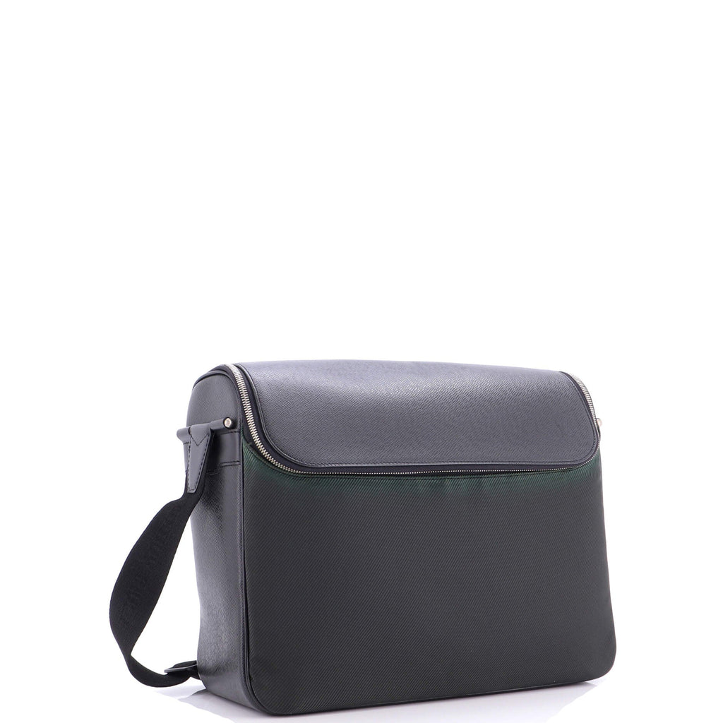 Taimyr Messenger Bag Taiga Leather and Canvas