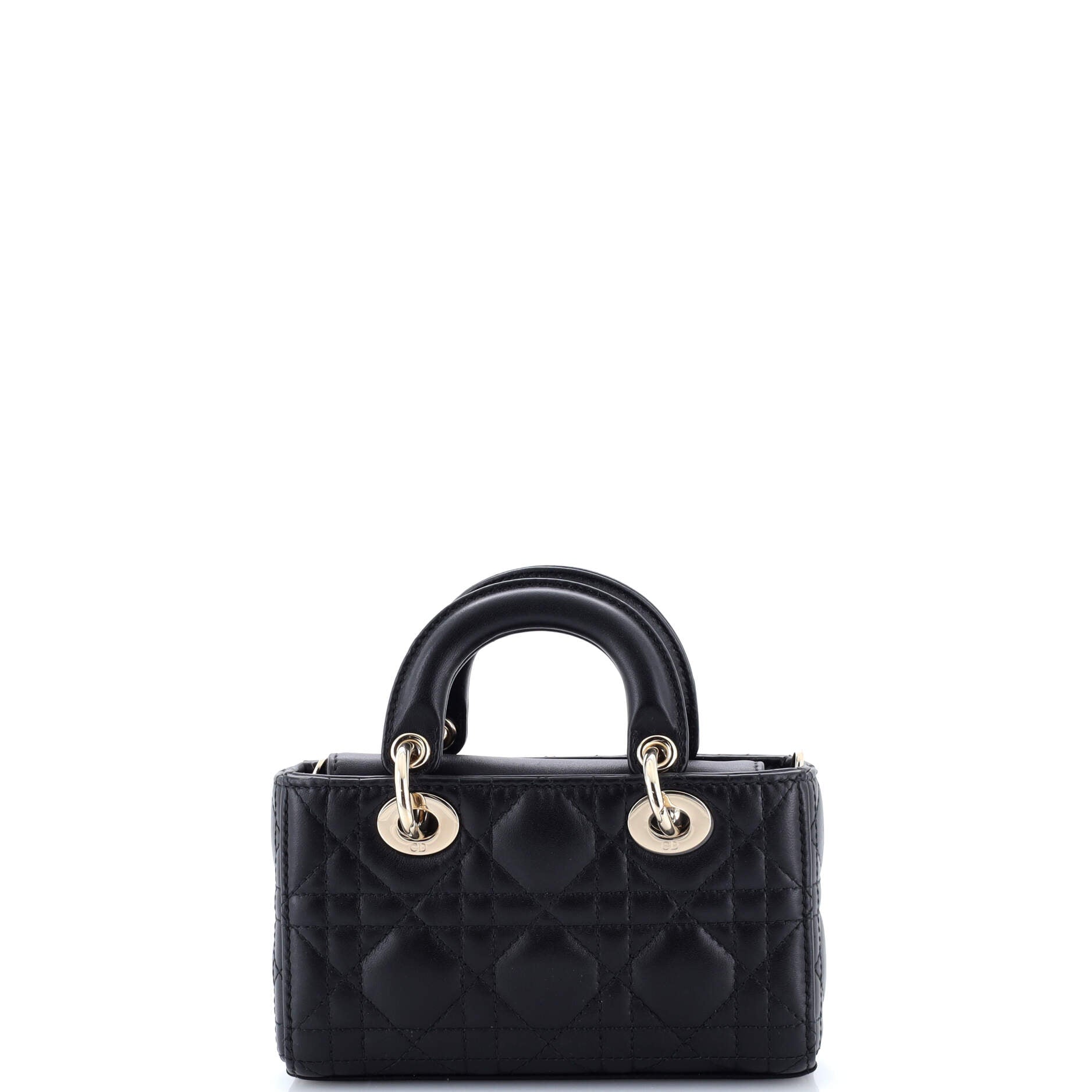Lady D-Joy Bag Cannage Quilt Lambskin Micro
