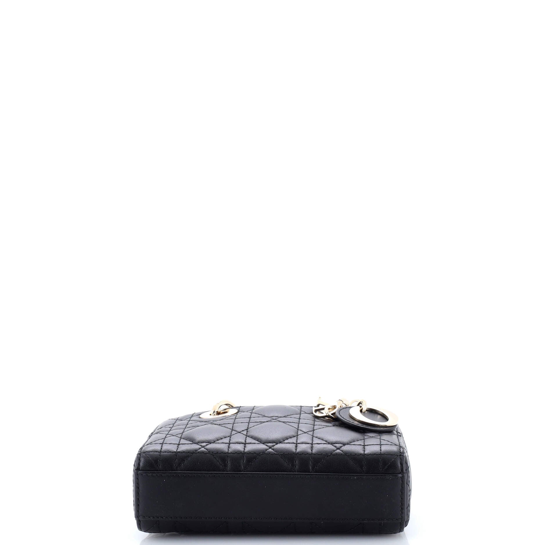 Lady D-Joy Bag Cannage Quilt Lambskin Micro