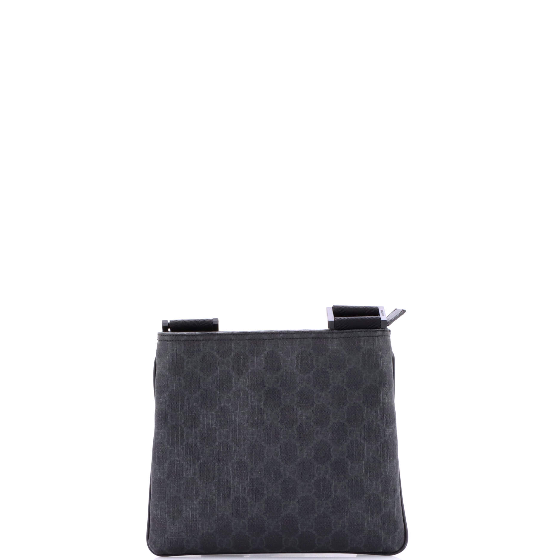 Flat Messenger Bag GG Coated Canvas Small