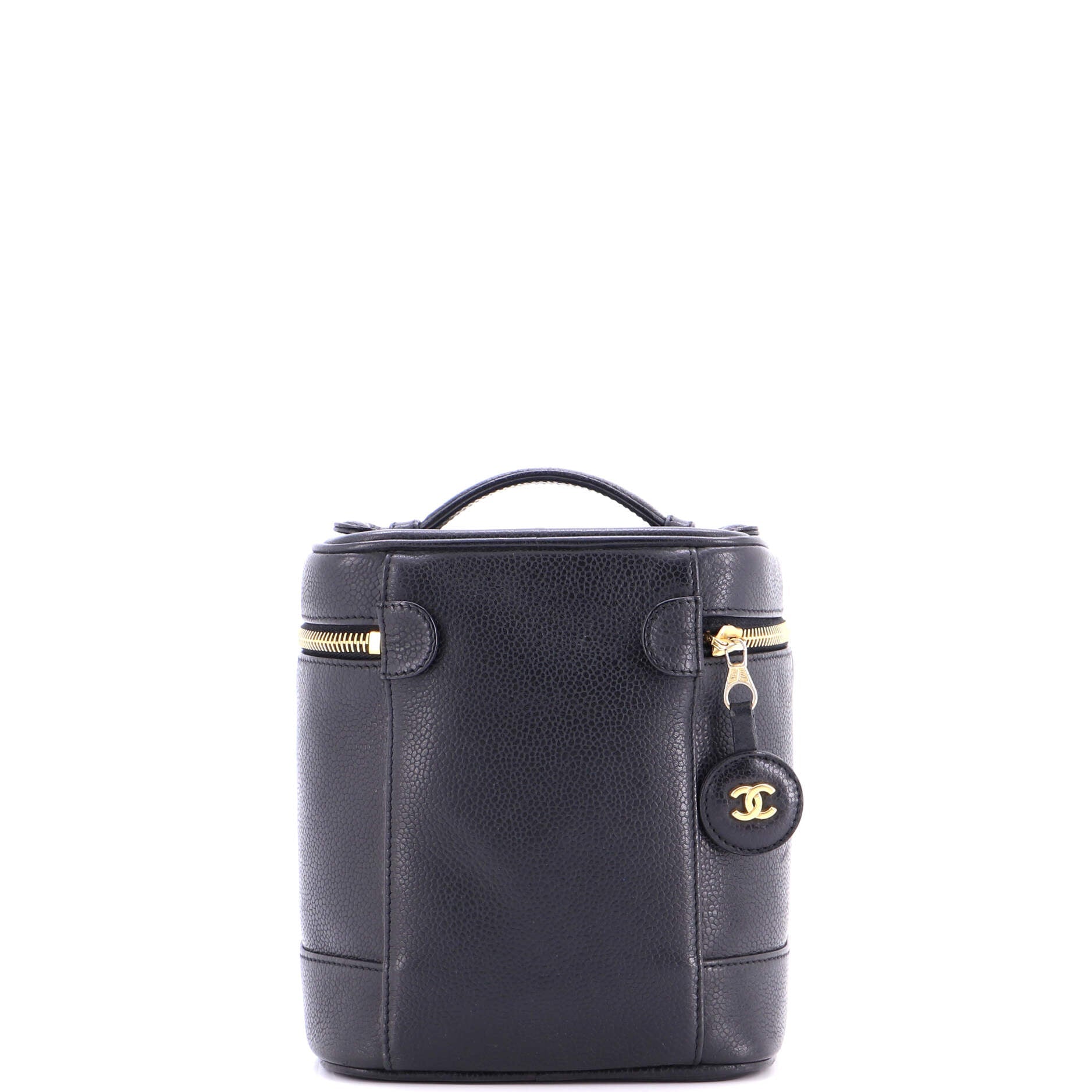 Vintage Timeless Cosmetic Case Caviar Tall