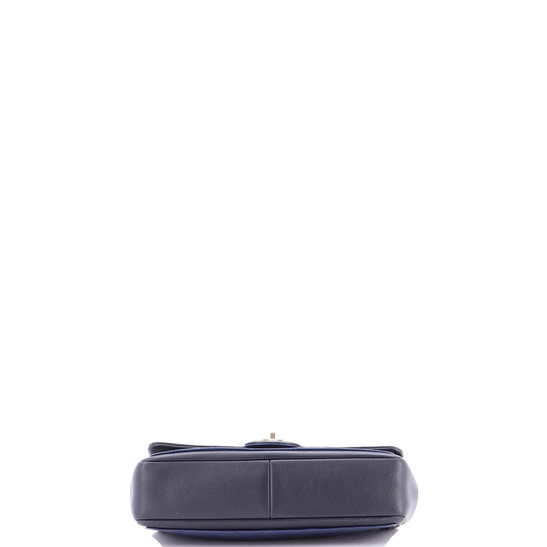 Bicolor Two Tone CC Chain Flap Bag Quilted Lambskin Small