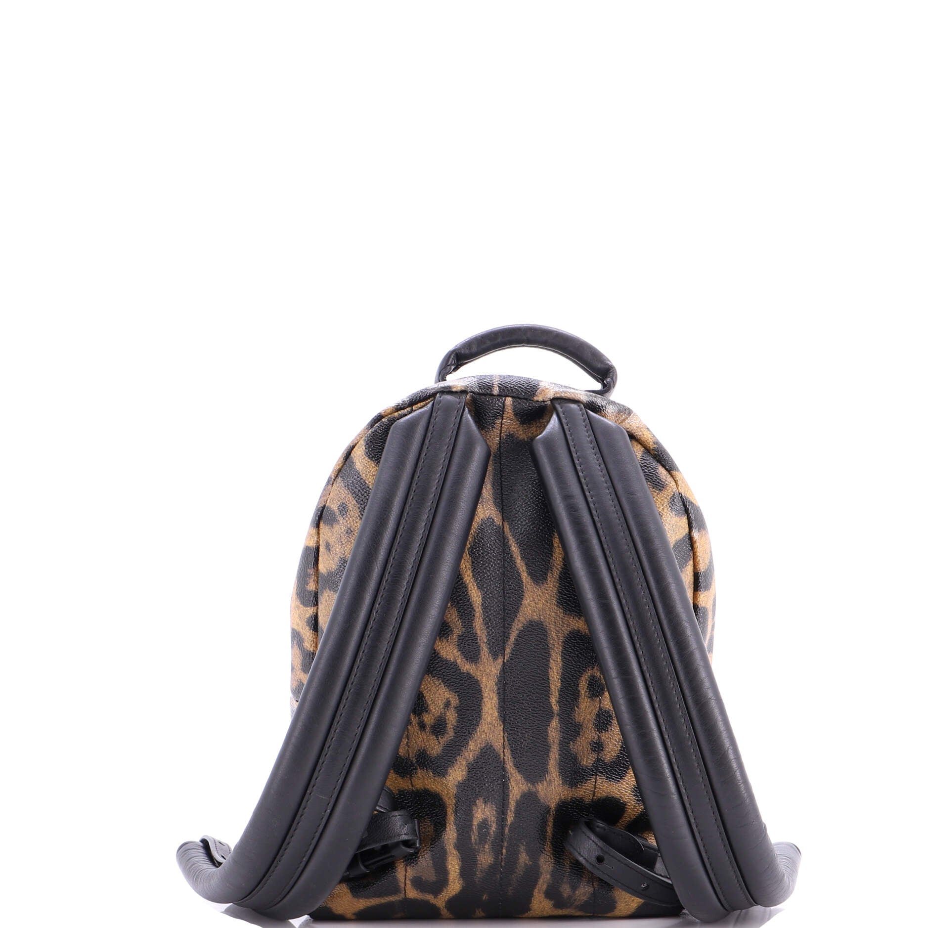 Palm Springs Backpack Wild Animal Print Canvas PM