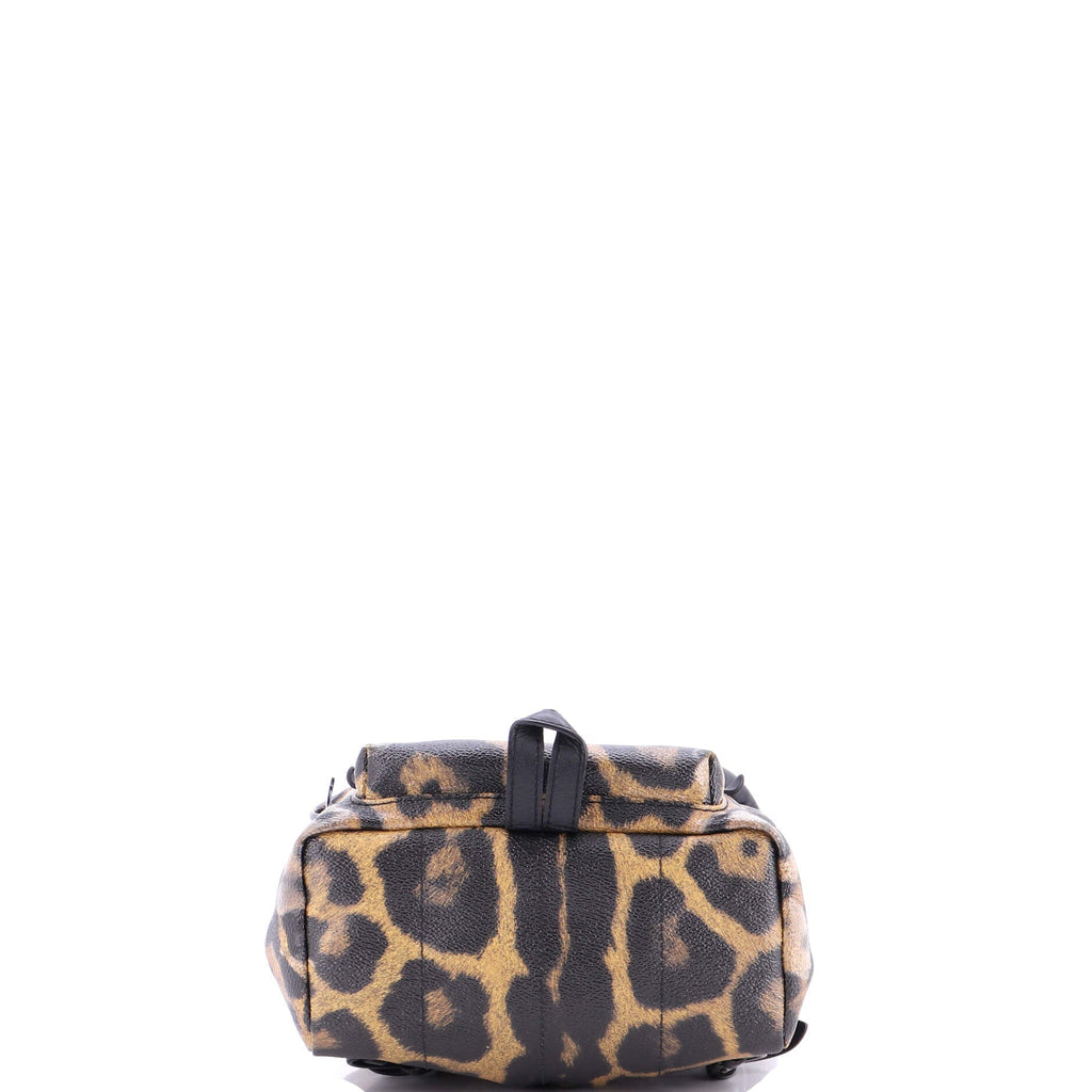 Palm Springs Backpack Wild Animal Print Canvas PM