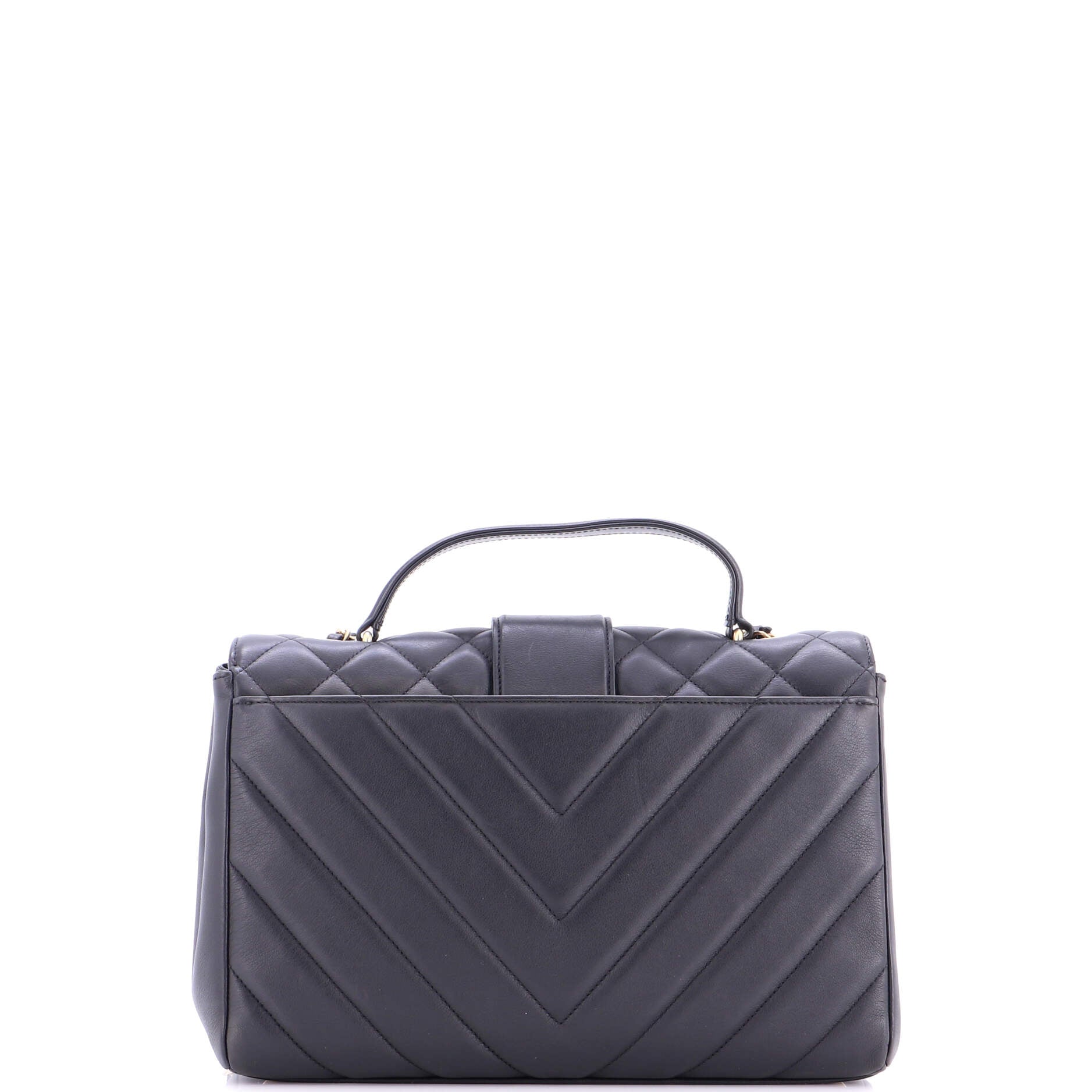 In The City Top Handle Flap Bag Mixed Quilt Calfskin Medium