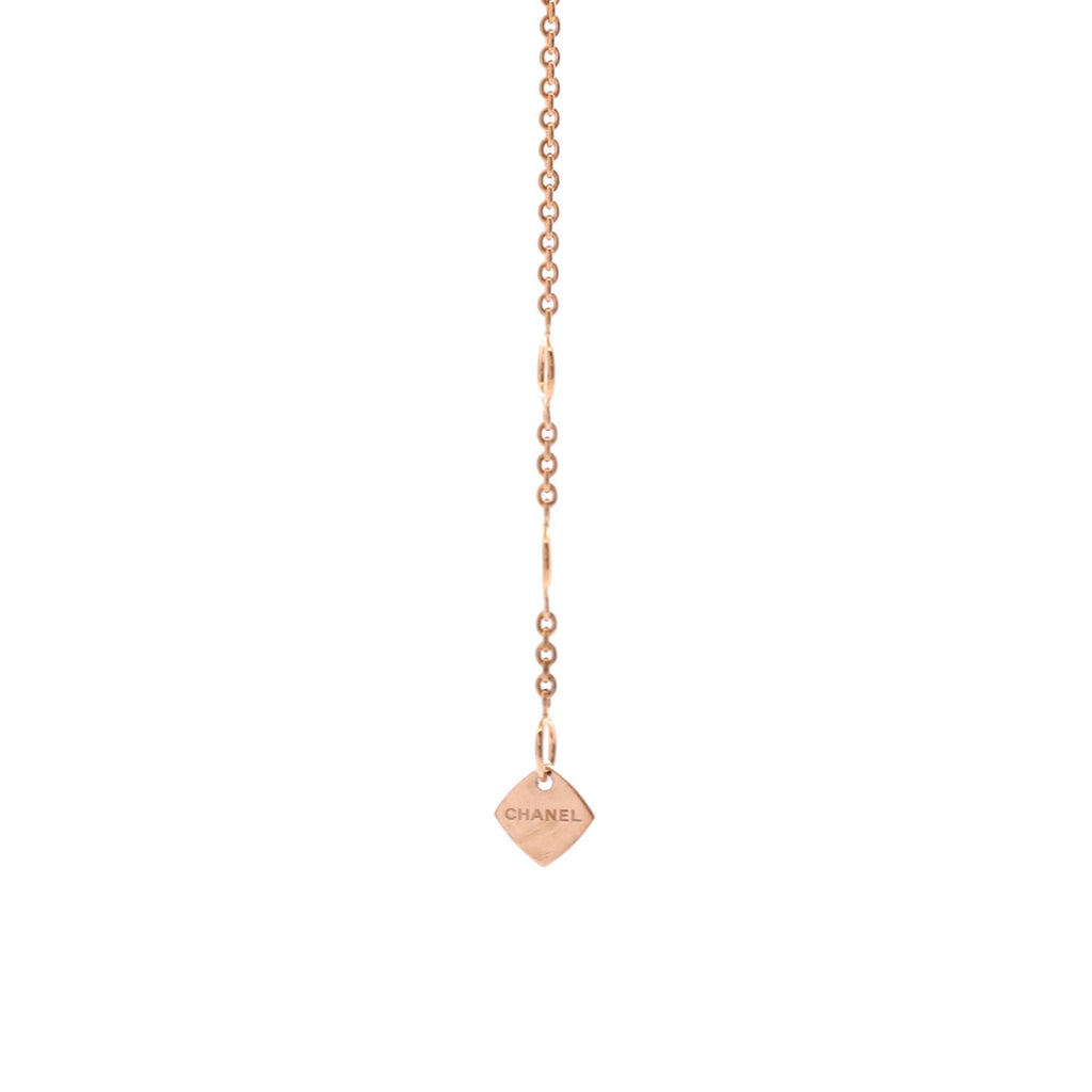 Coco Crush Letters Bracelet 18K Beige Gold with Diamond