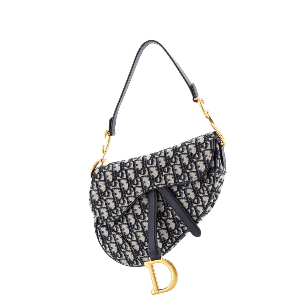 Saddle Handbag Oblique Canvas Medium