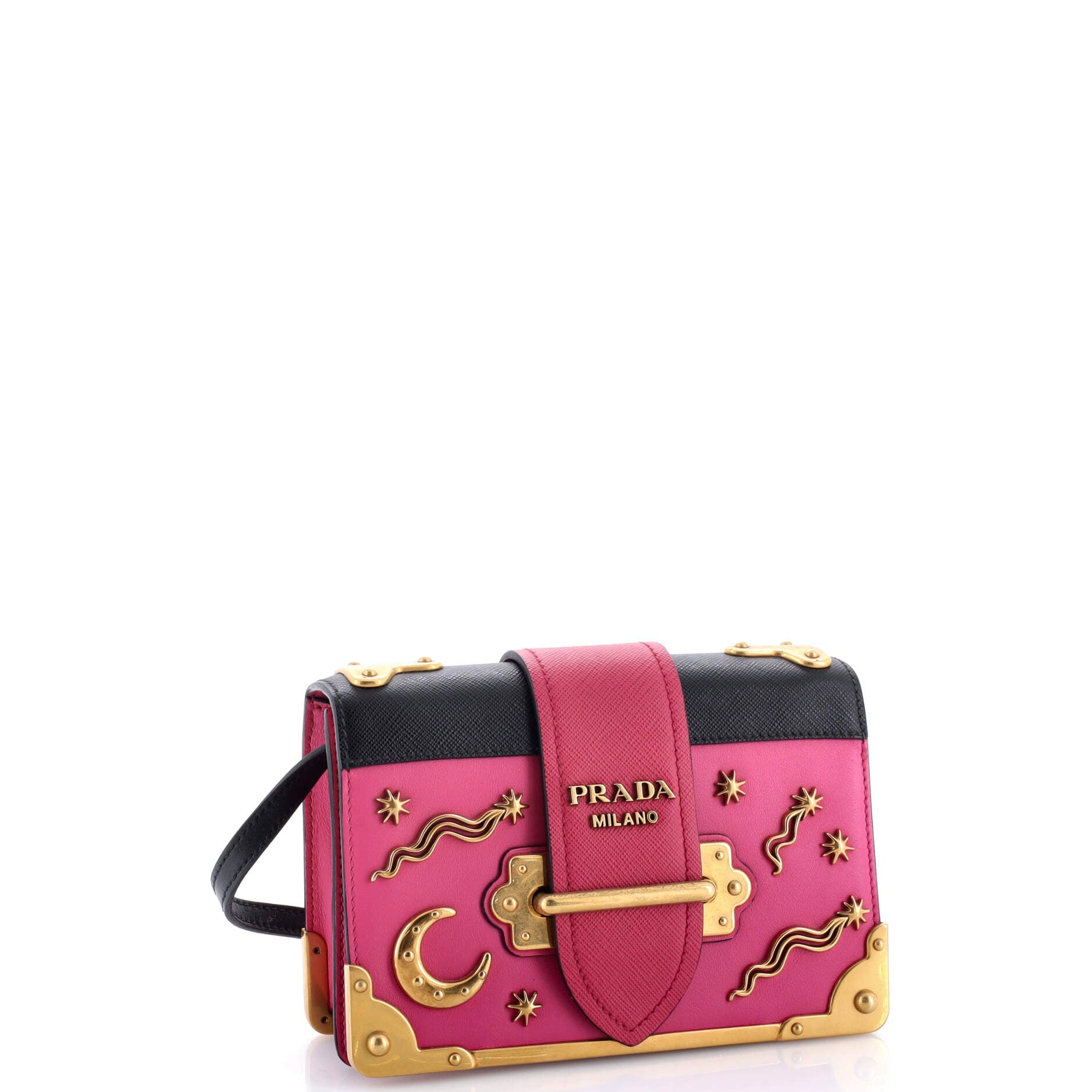Cahier Crossbody Bag Embellished Leather Small