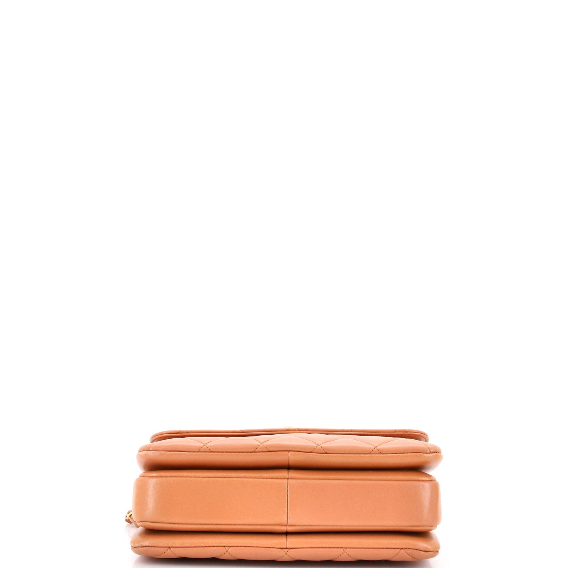 Trendy CC Top Handle Bag Quilted Lambskin Small