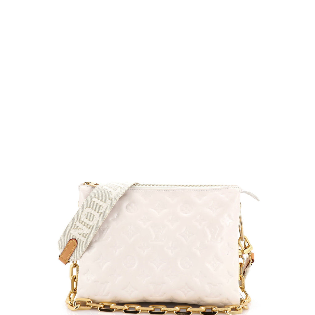 Coussin Bag Monogram Embossed Lambskin PM
