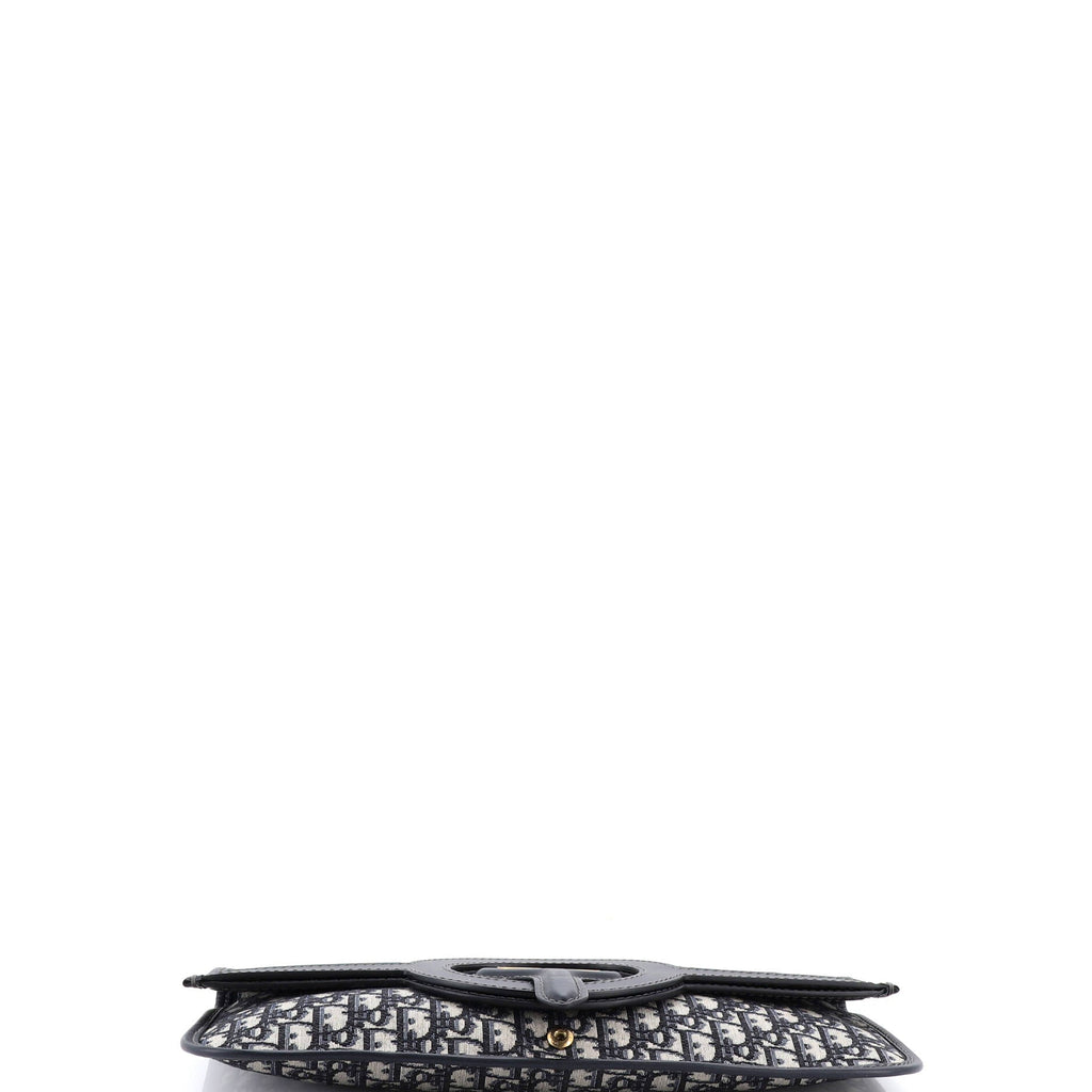 Fold Over Clutch Oblique Canvas