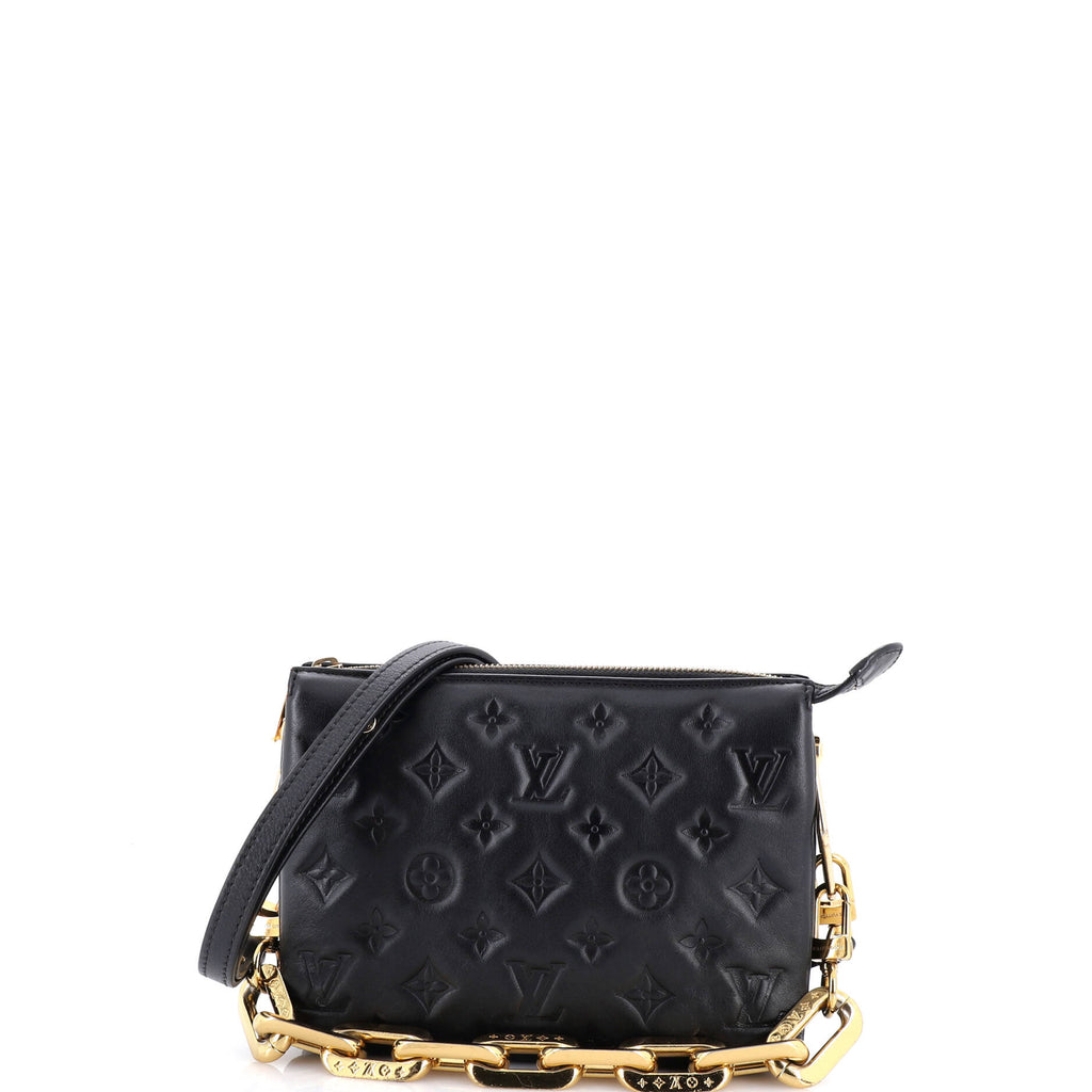 Coussin Bag Monogram Embossed Lambskin BB