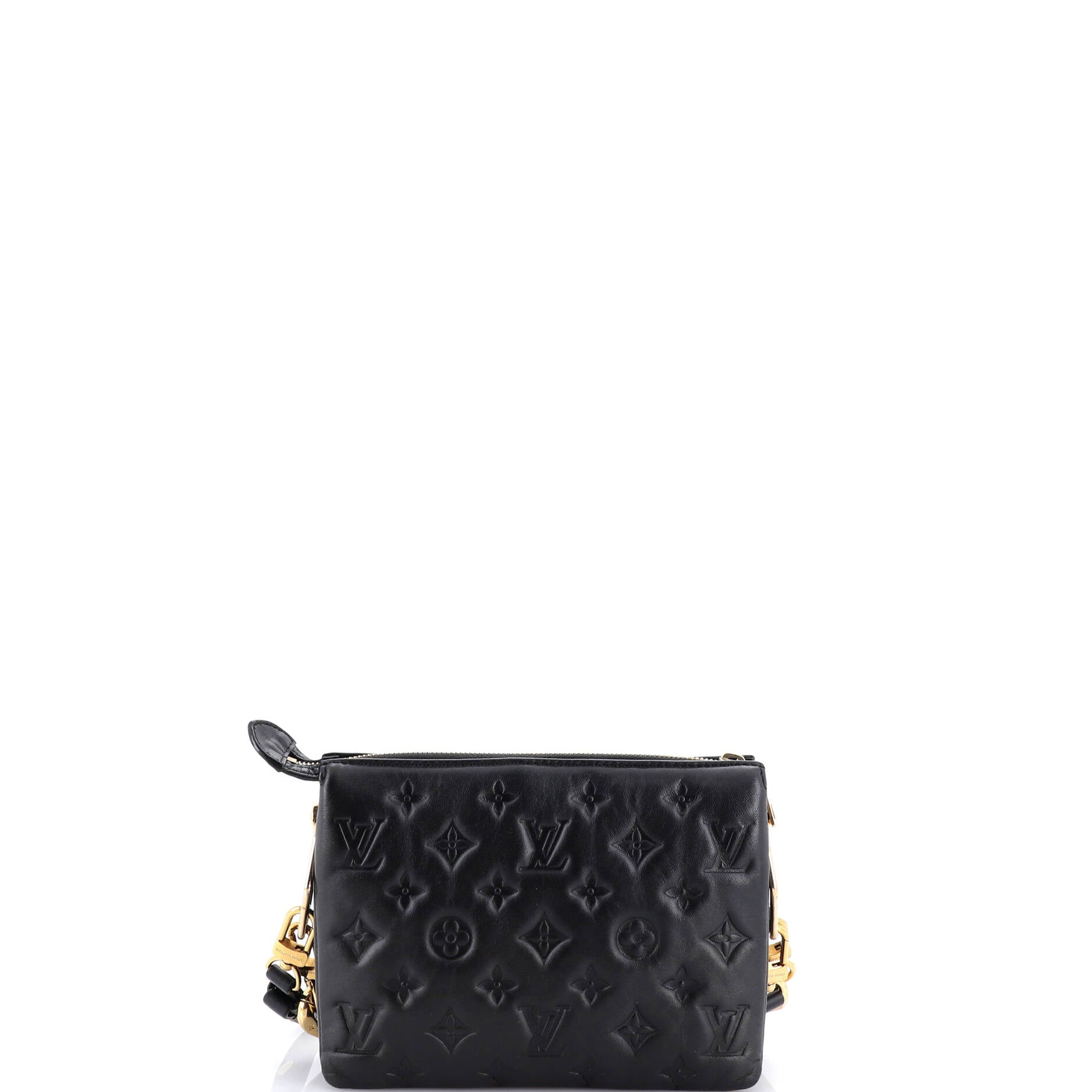 Coussin Bag Monogram Embossed Lambskin BB
