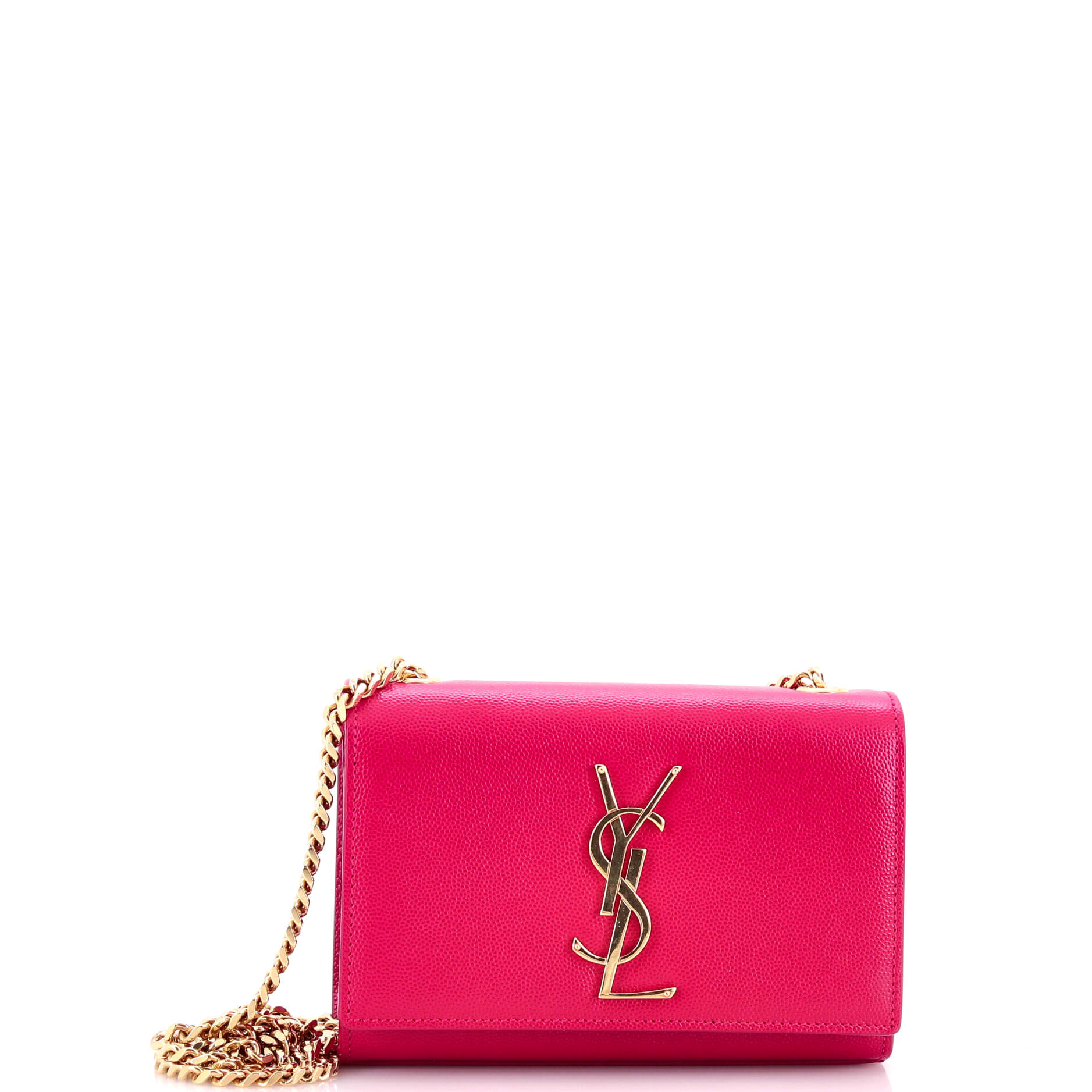 Classic Monogram Crossbody Bag Grainy Leather Small