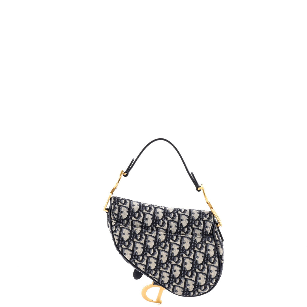 Saddle Handbag Oblique Canvas Mini