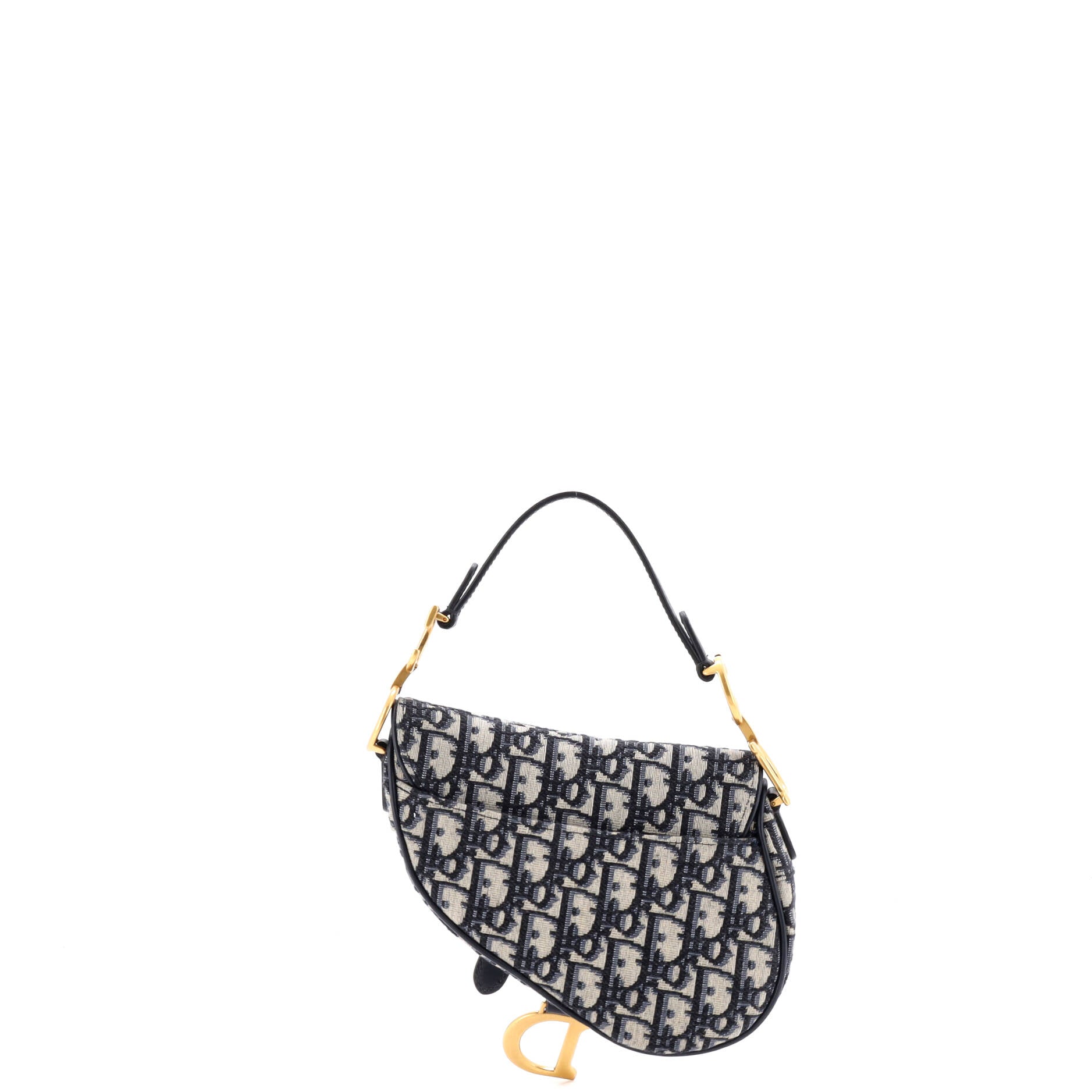 Saddle Handbag Oblique Canvas Mini