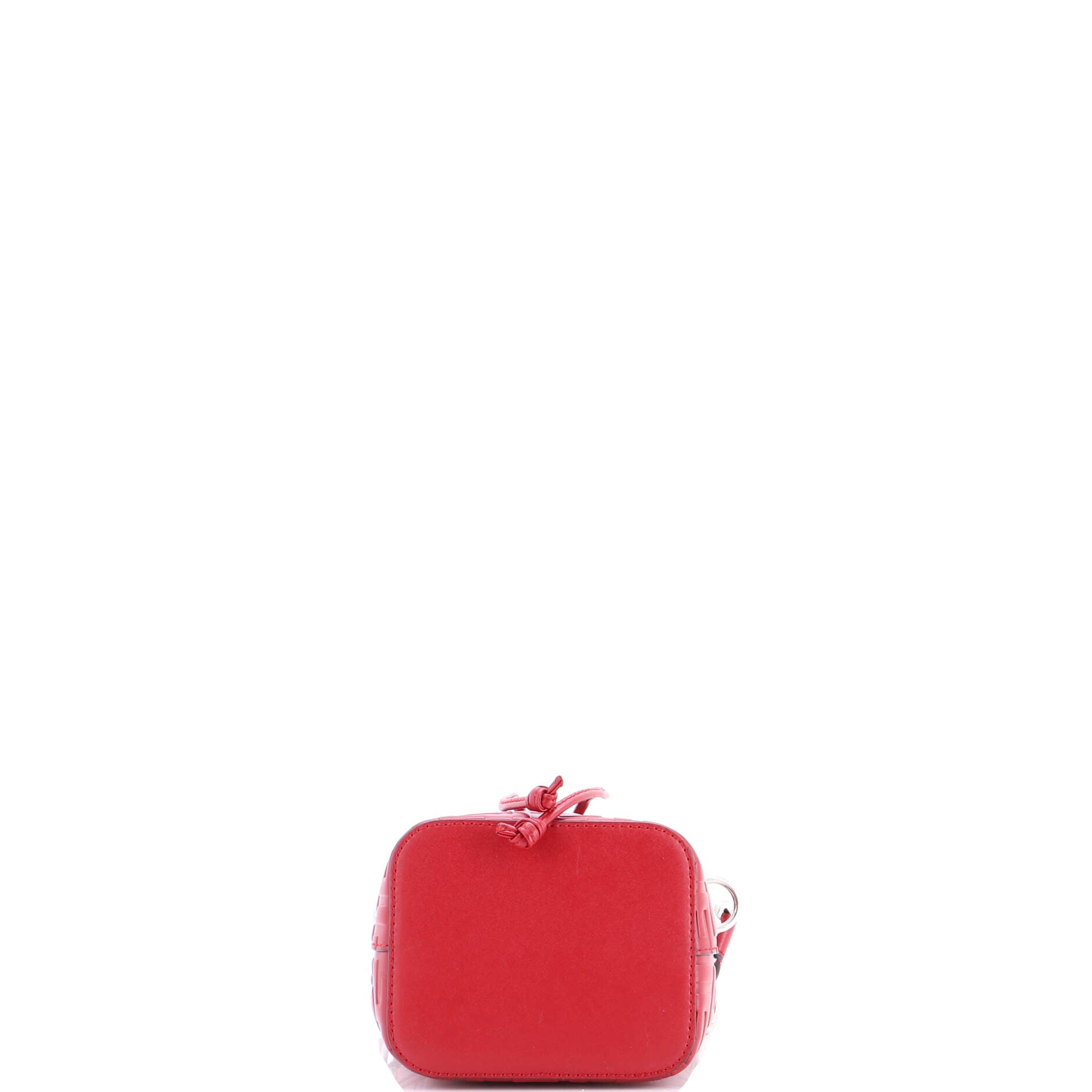 Mon Tresor Bucket Bag Zucca Embossed Leather Mini