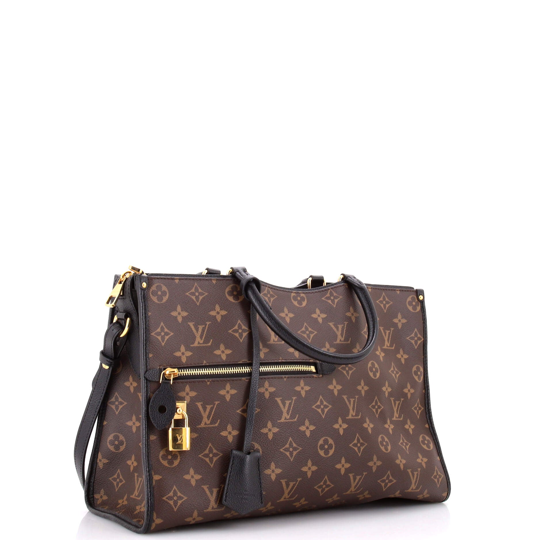 Popincourt NM Handbag Monogram Canvas with Leather MM