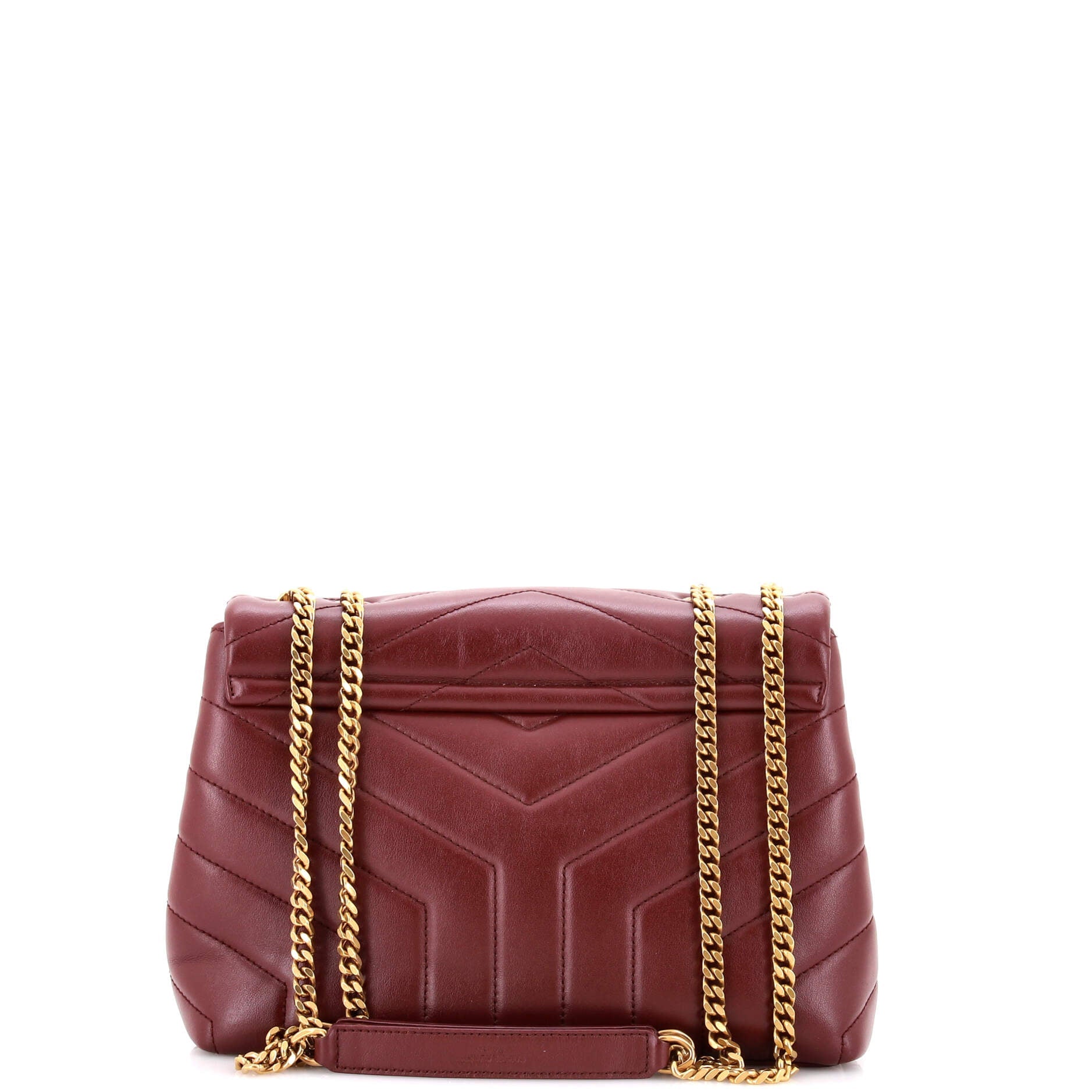 Loulou Shoulder Bag Matelasse Chevron Leather Small