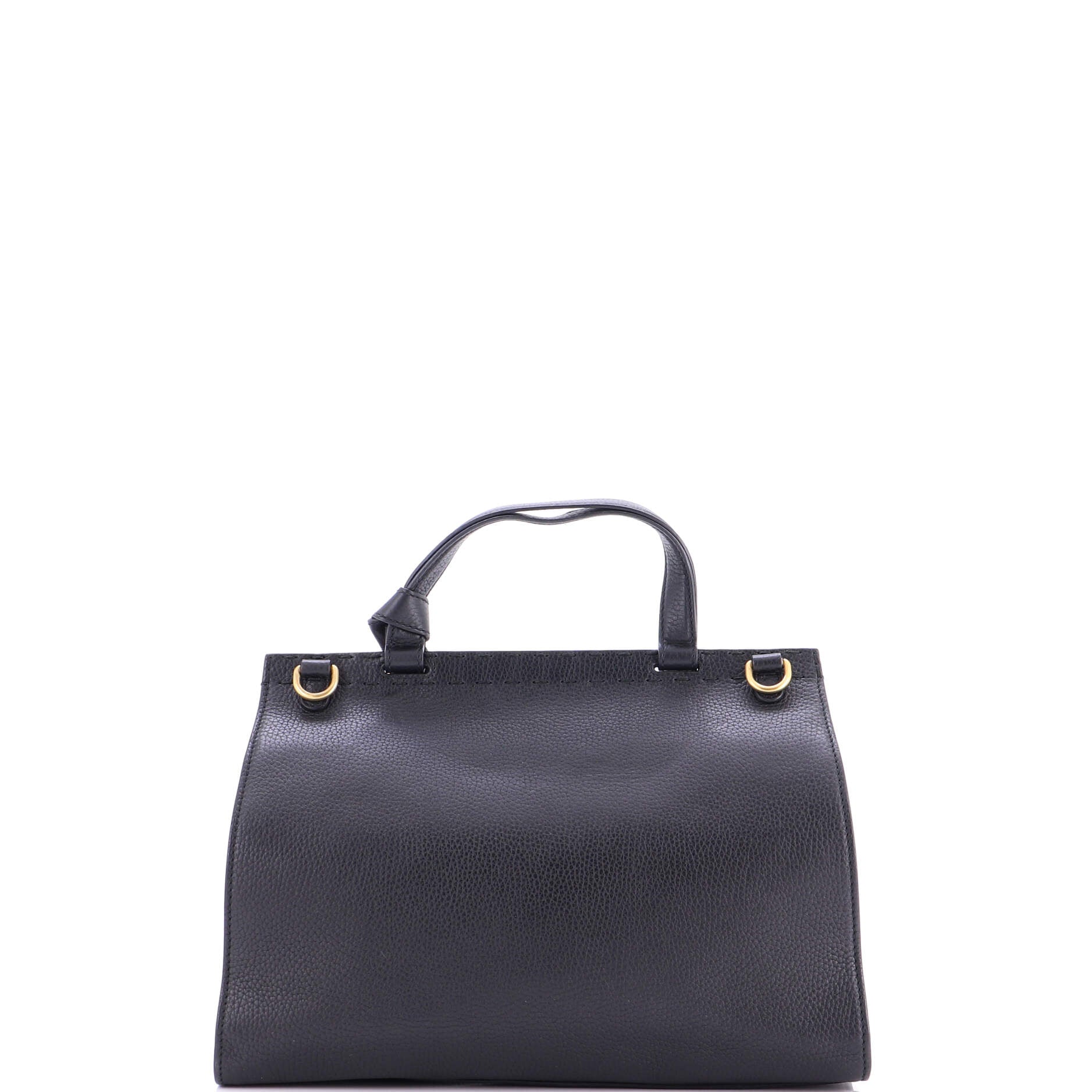 GG Marmont Top Handle Bag Leather Small