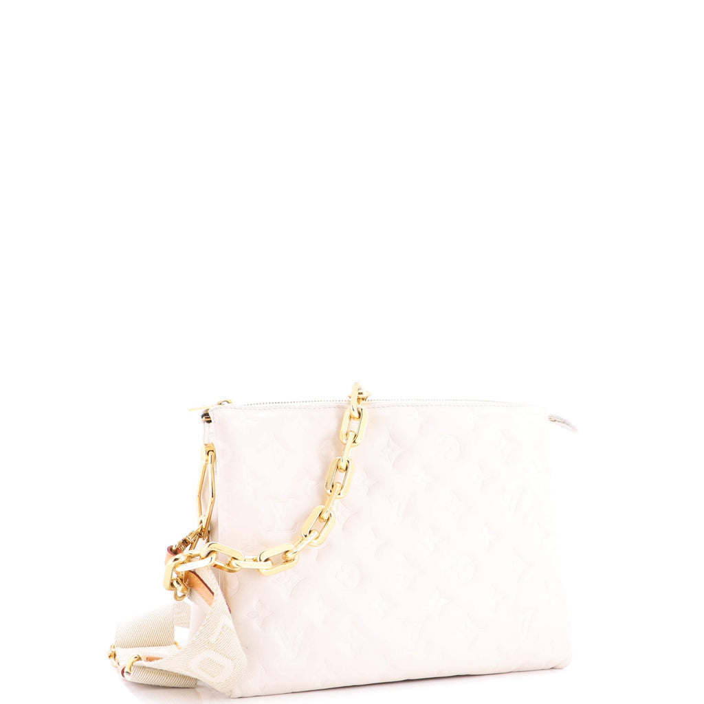 Coussin Bag Monogram Embossed Lambskin PM