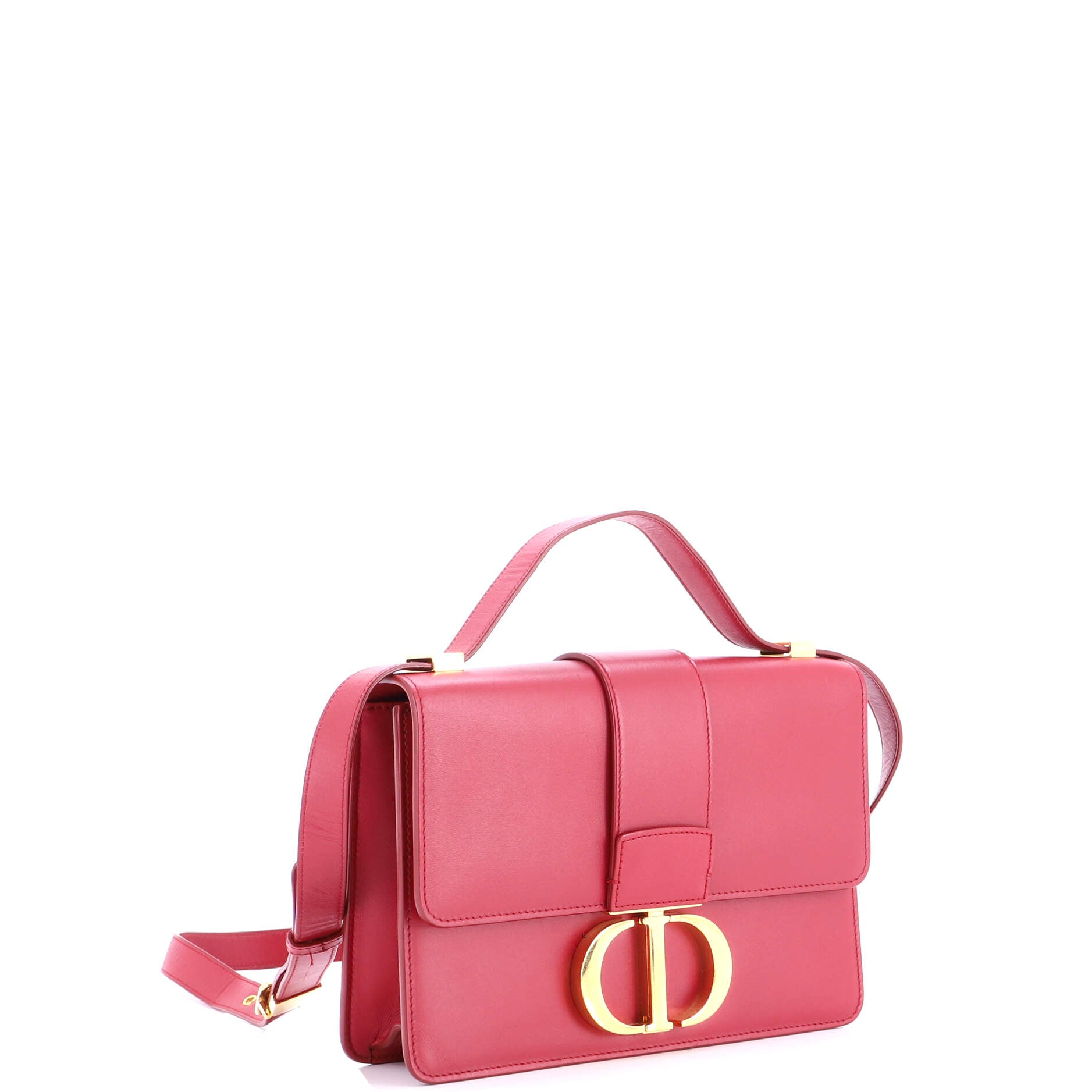 30 Montaigne Flap Bag Leather