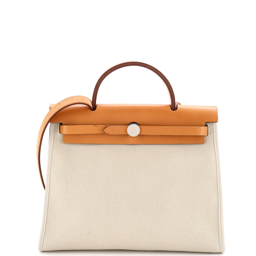 Herbag Zip Leather and Toile 31
