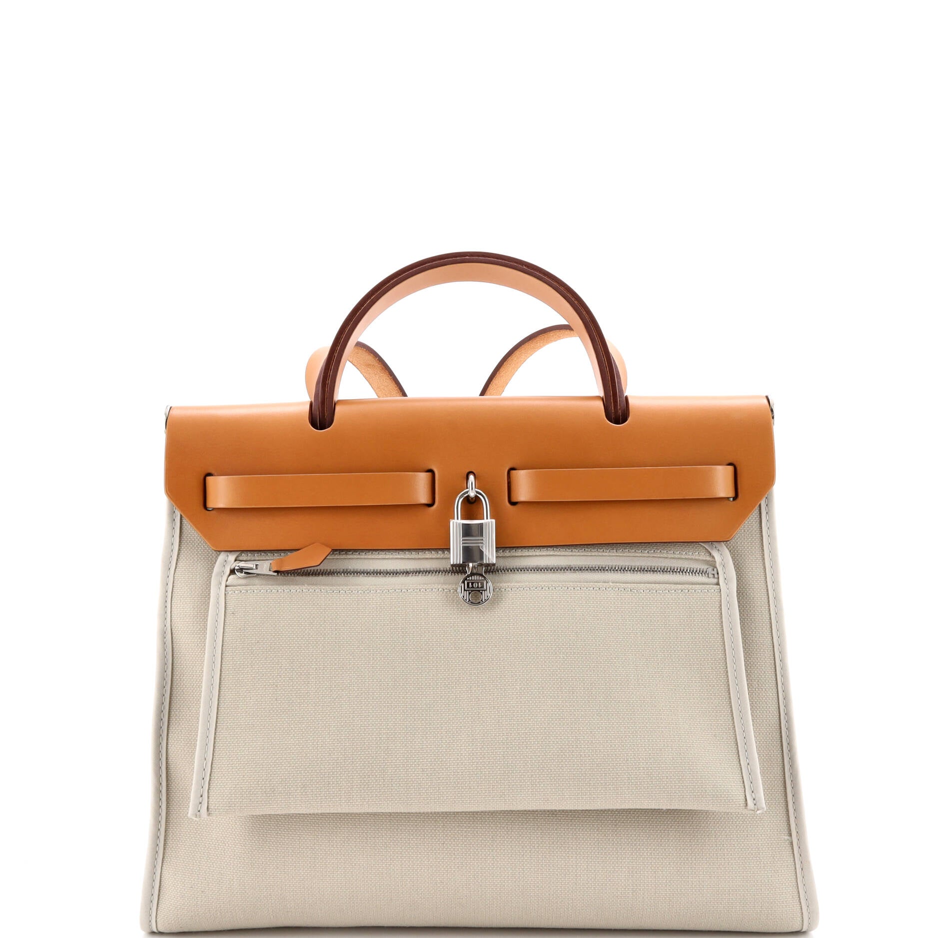 Herbag Zip Leather and Toile 31