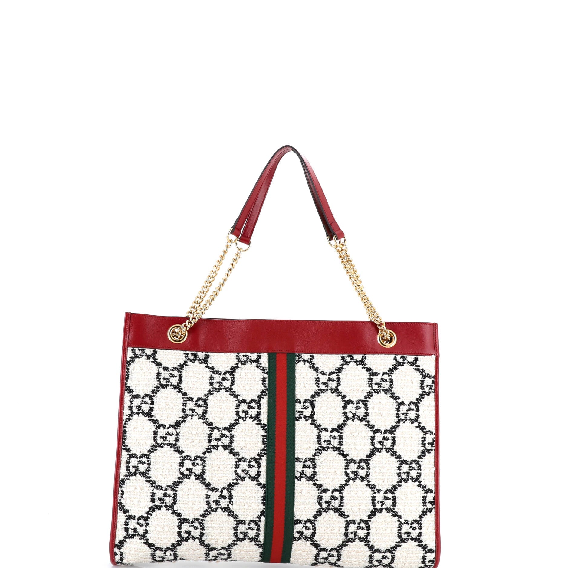 Rajah Chain Tote GG Tweed Large