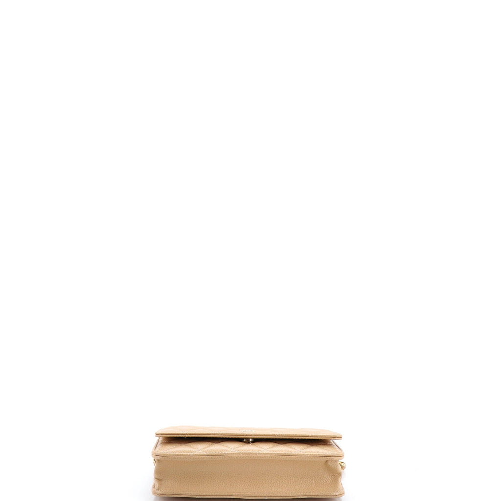 Wallet on Chain Quilted Caviar