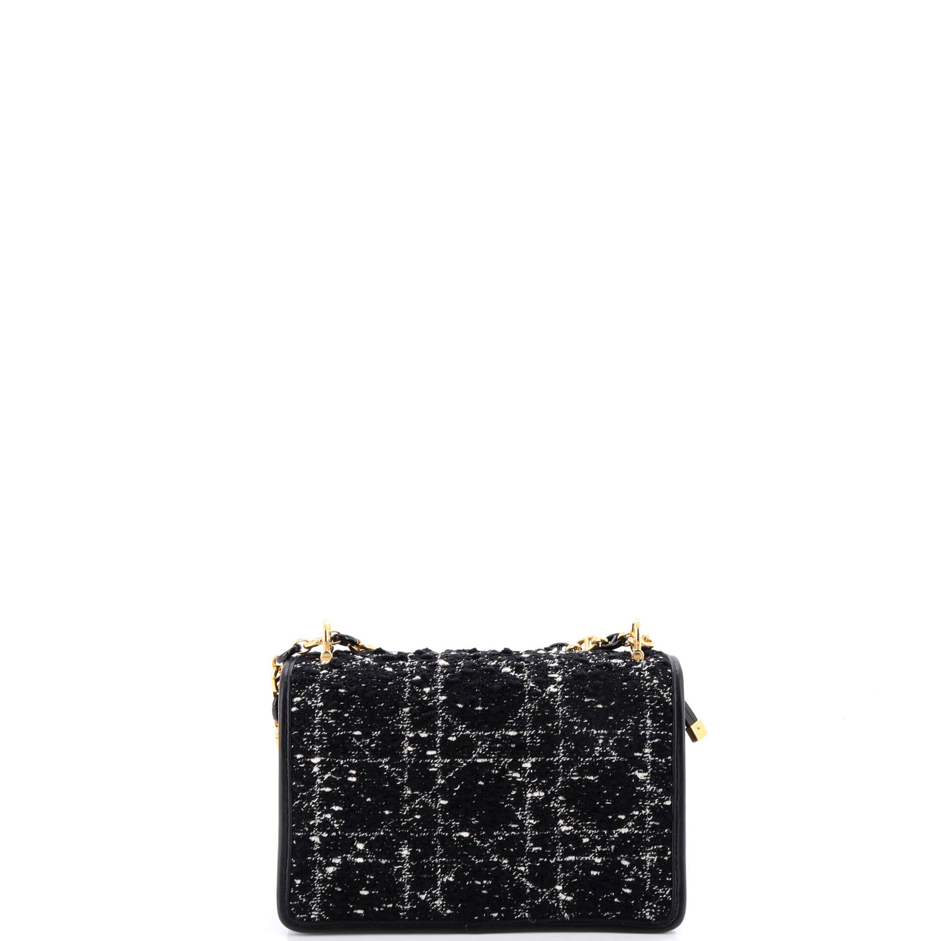 Miss Caro Flap Bag Cannage Quilt Tweed Mini