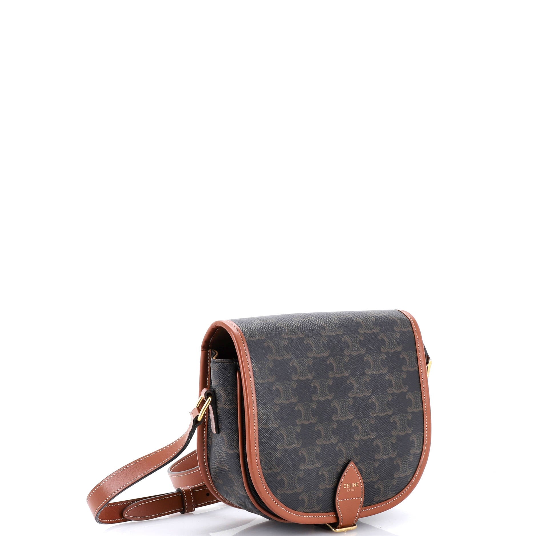 Folco Bag Triomphe Coated Canvas Medium