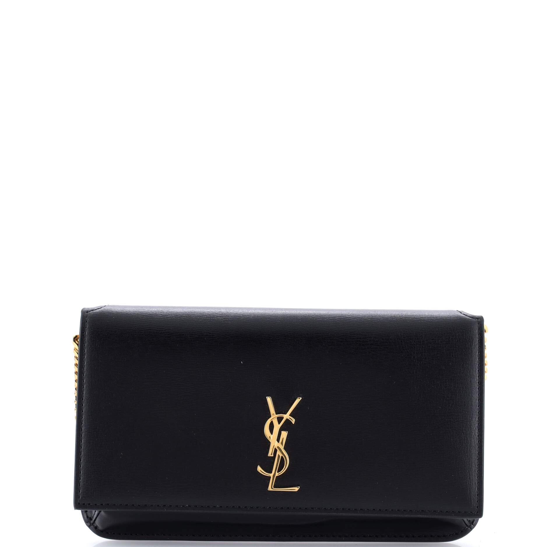 Classic Monogram Phone Holder Shoulder Bag Leather