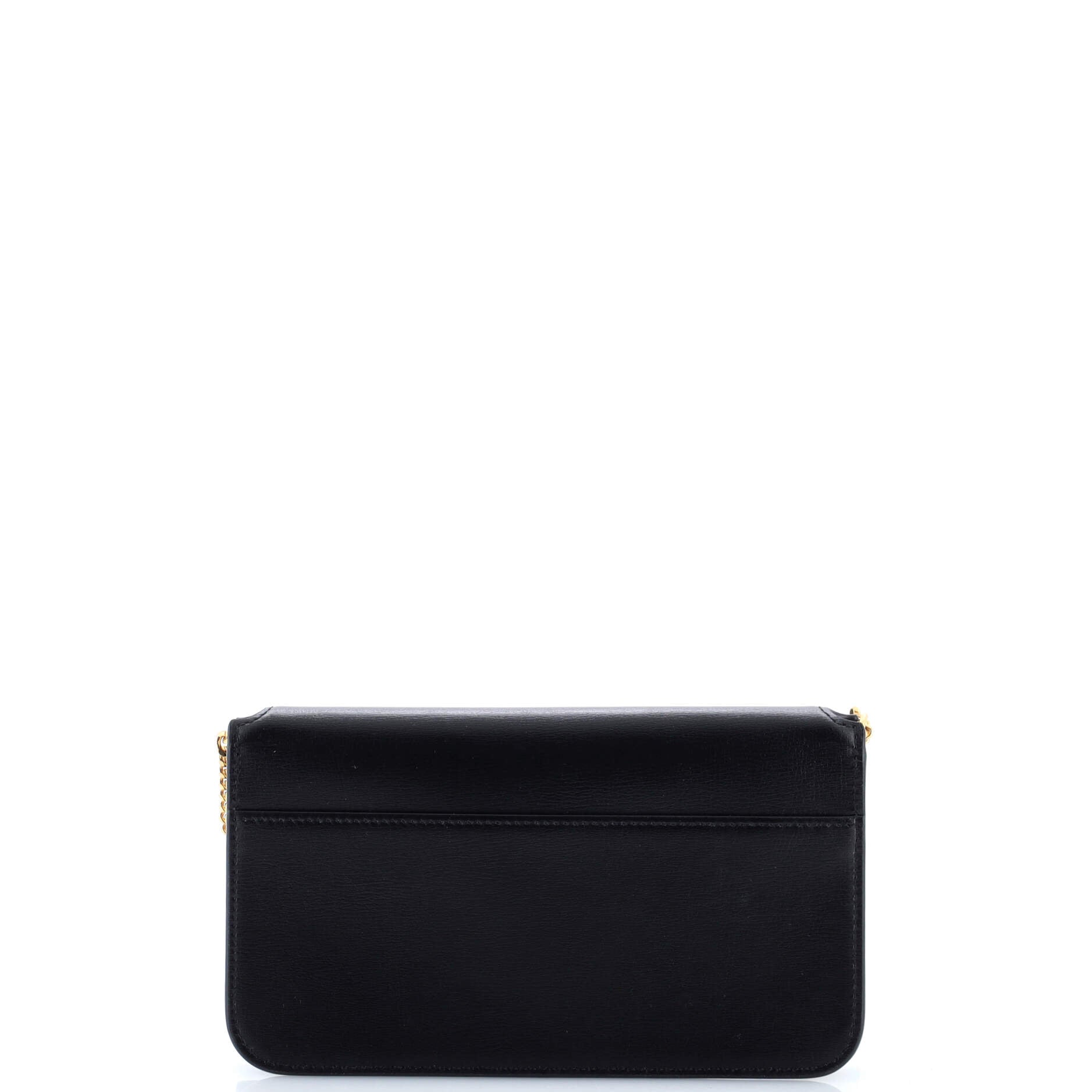 Classic Monogram Phone Holder Shoulder Bag Leather