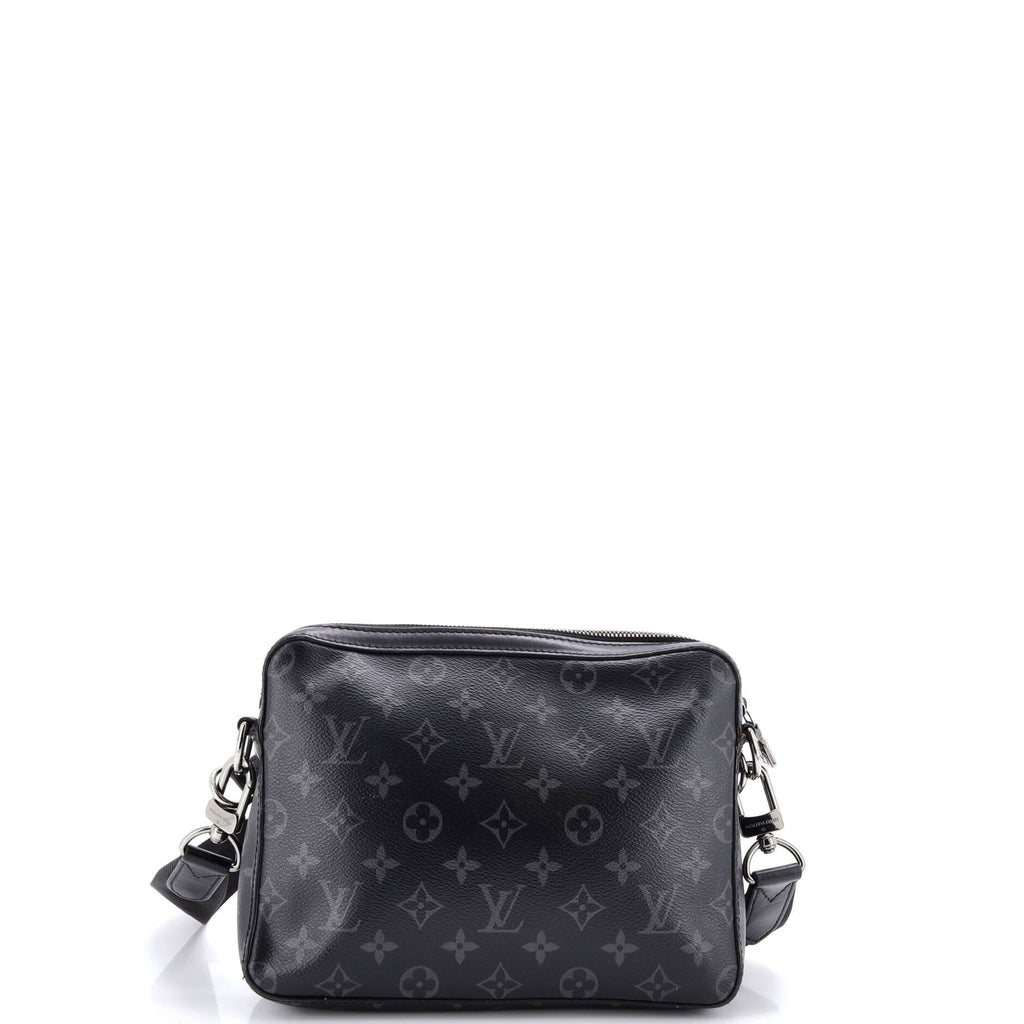 Trio Messenger Bag Reverse Monogram Eclipse Canvas