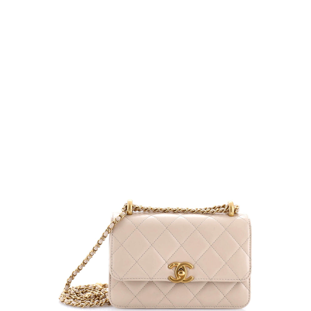 Perfect Fit Flap Bag Quilted Calfskin Mini