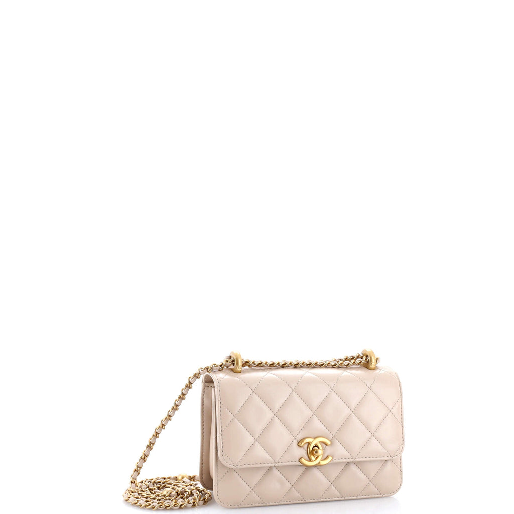 Perfect Fit Flap Bag Quilted Calfskin Mini