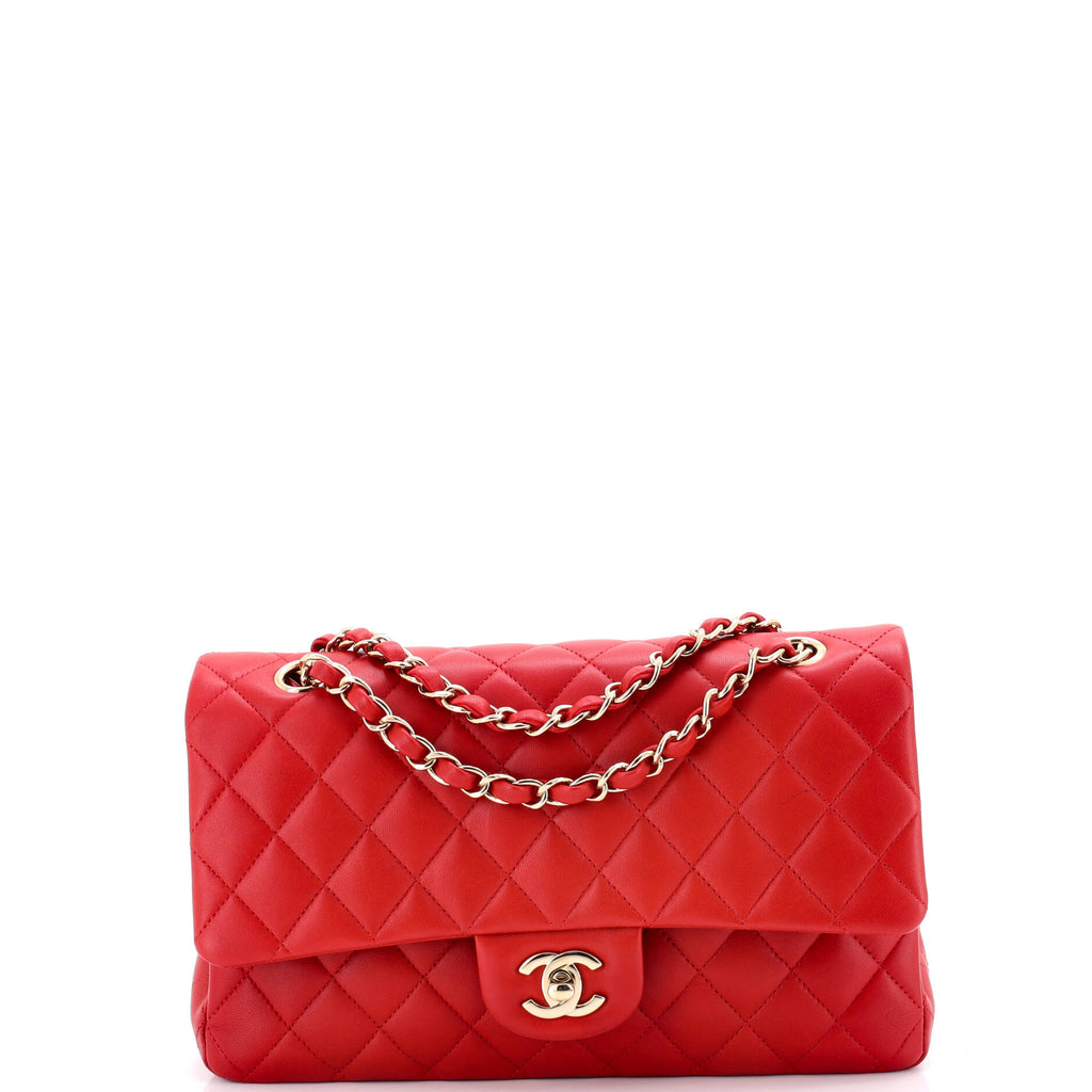 Classic Double Flap Bag Quilted Lambskin Medium