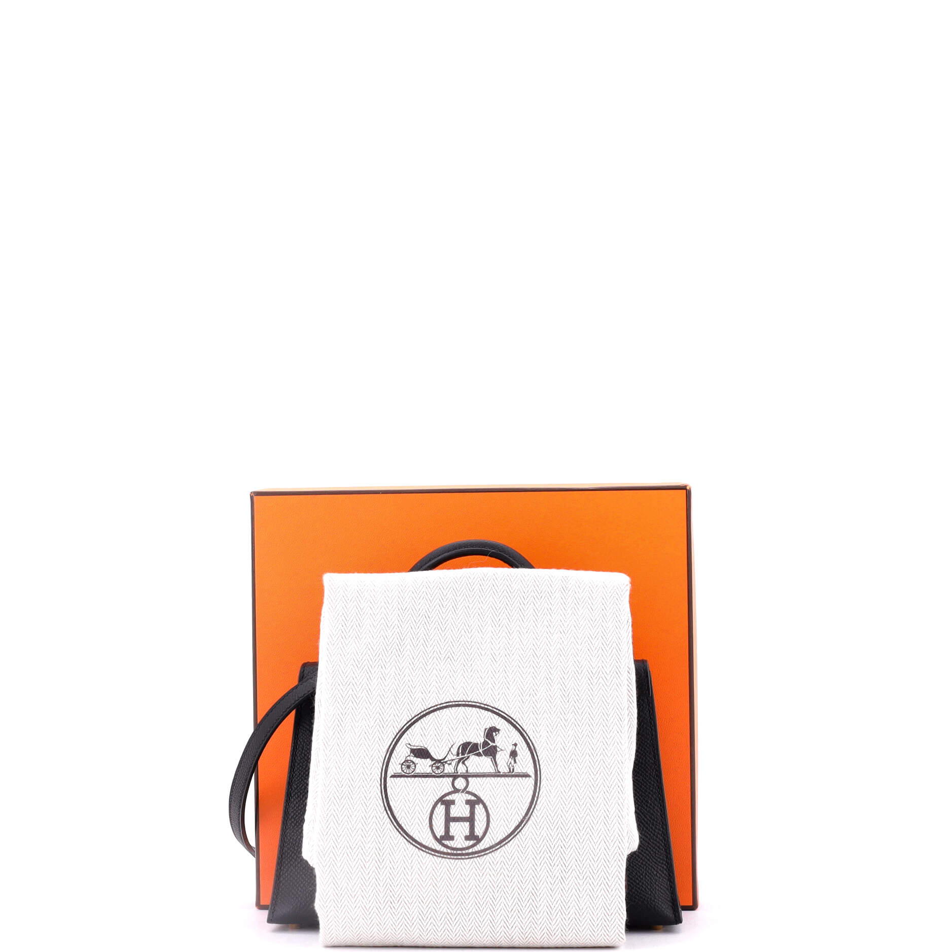 Kelly Mini II Bag Noir Epsom with Gold Hardware 20