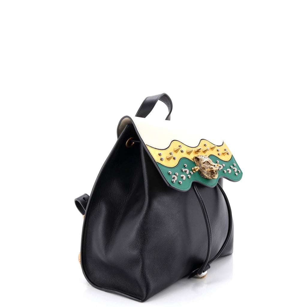 Animalier Malin Backpack Studded Leather Medium
