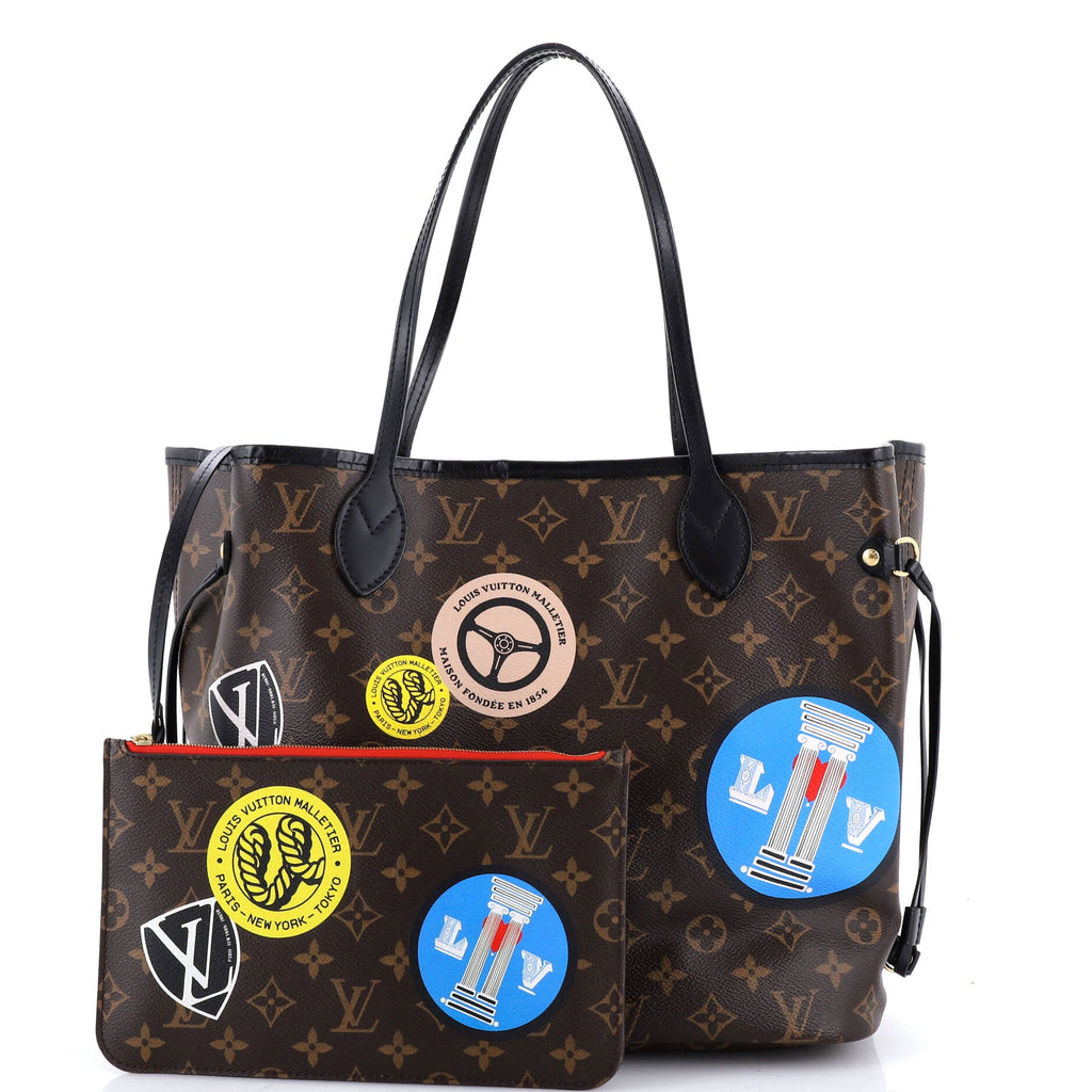 Neverfull NM Tote Limited Edition World Tour Monogram Canvas MM