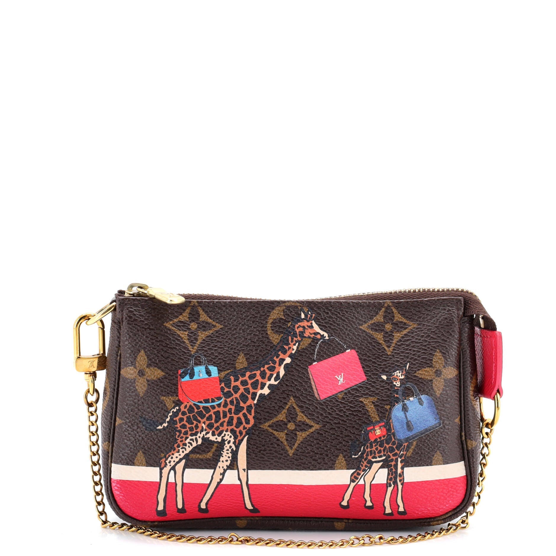 Pochette Accessoires Limited Edition Christmas Animation Monogram Canvas Mini