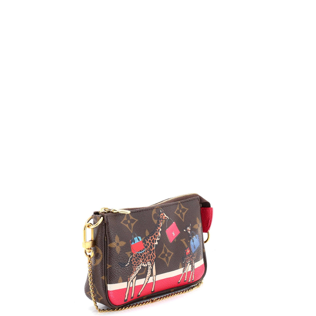Pochette Accessoires Limited Edition Christmas Animation Monogram Canvas Mini