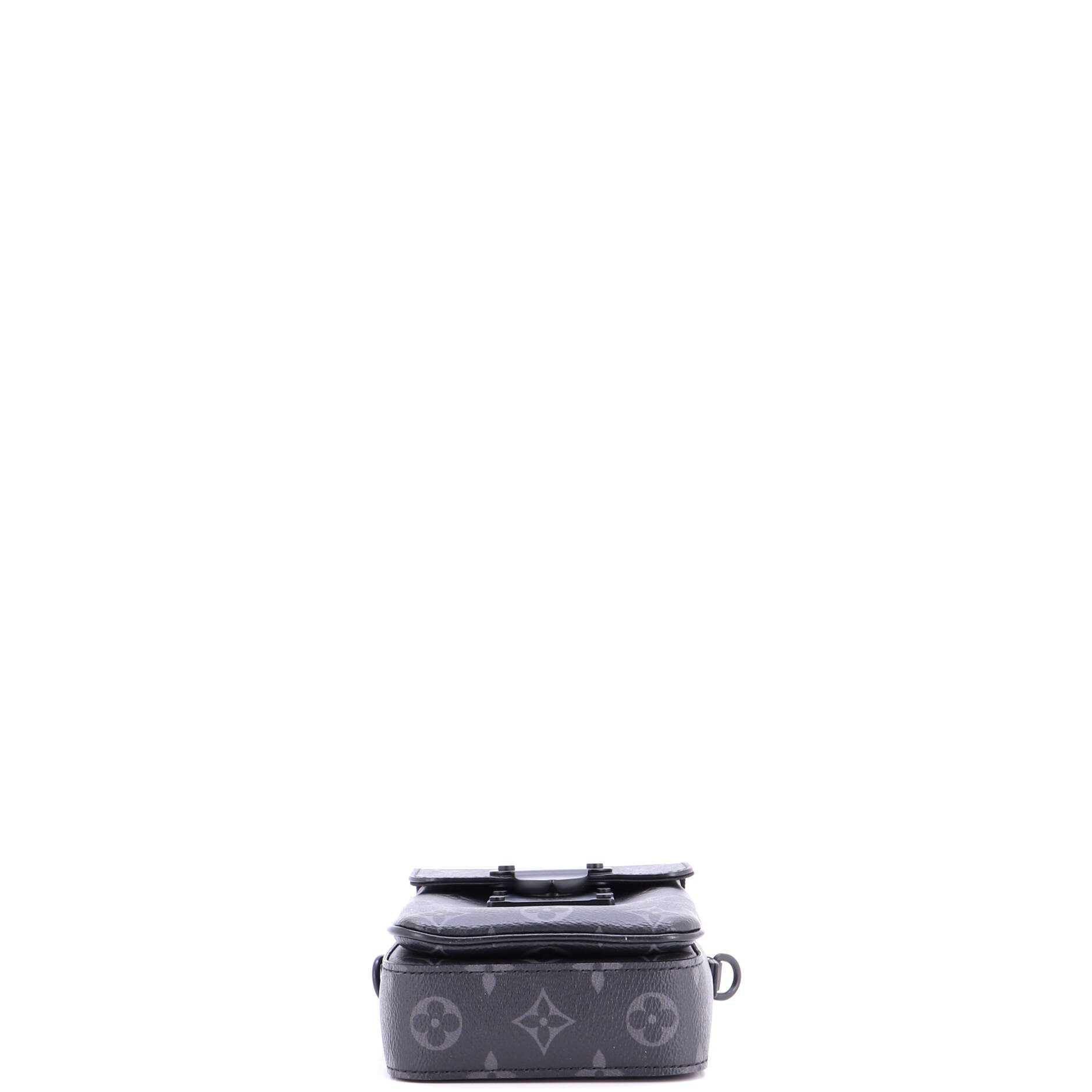 S Lock Vertical Wearable Wallet Monogram Eclipse Canvas