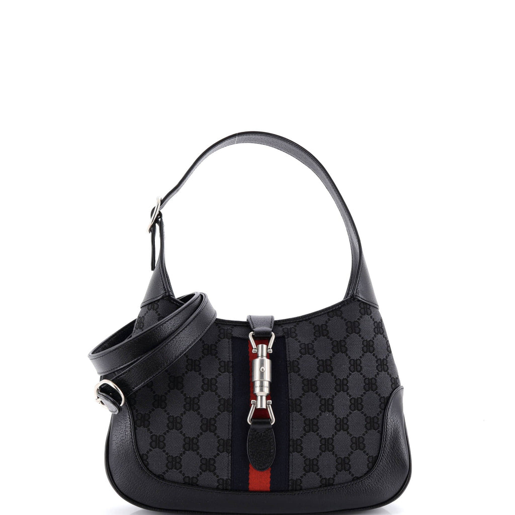 x Gucci The Hacker Project Jackie 1961 Hobo BB Canvas Small