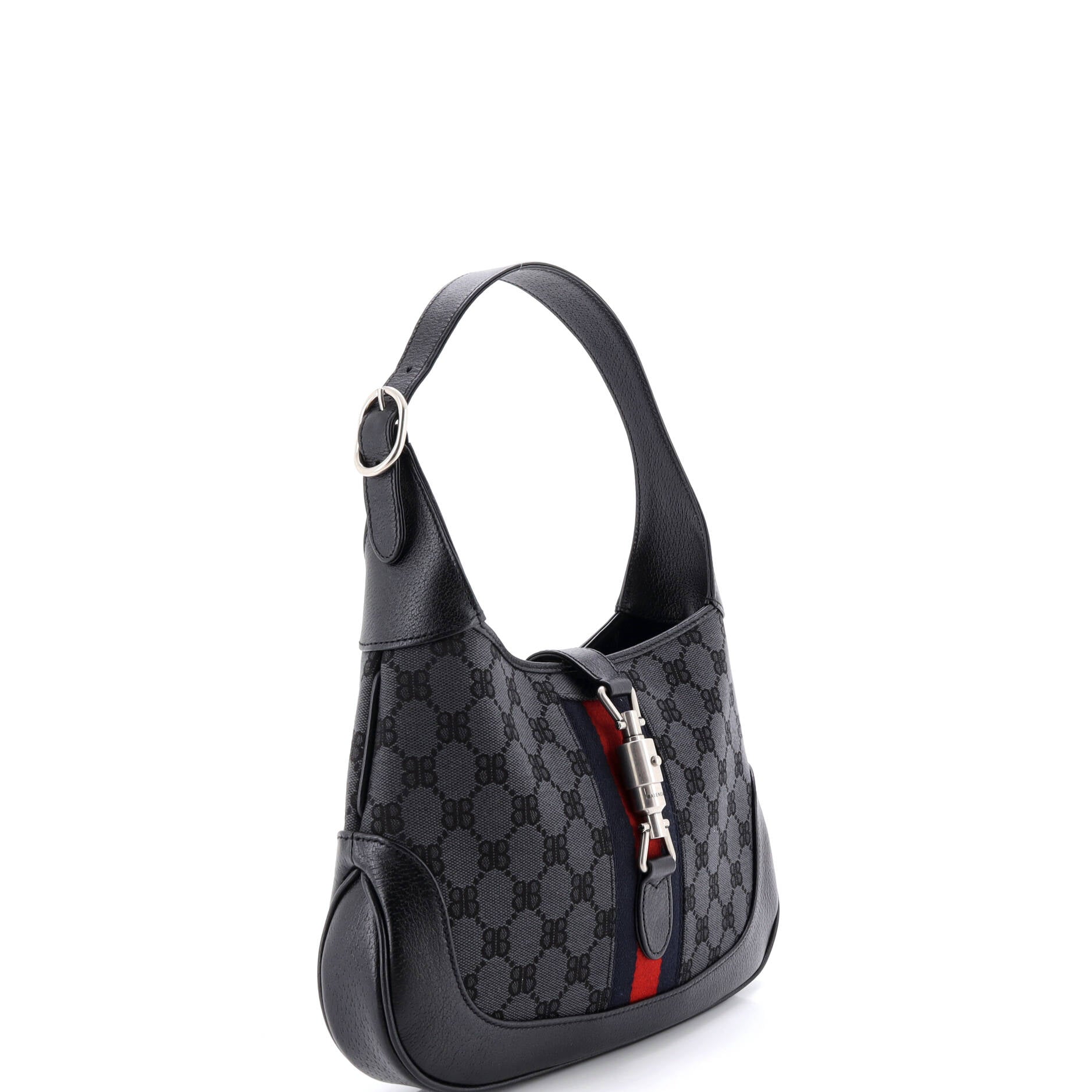 x Gucci The Hacker Project Jackie 1961 Hobo BB Canvas Small
