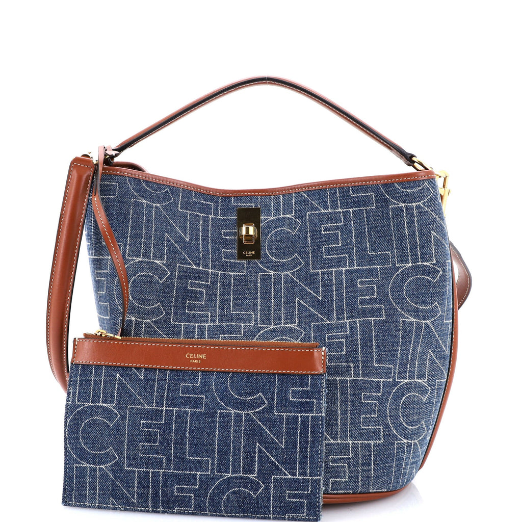 Bucket 16 Bag Denim