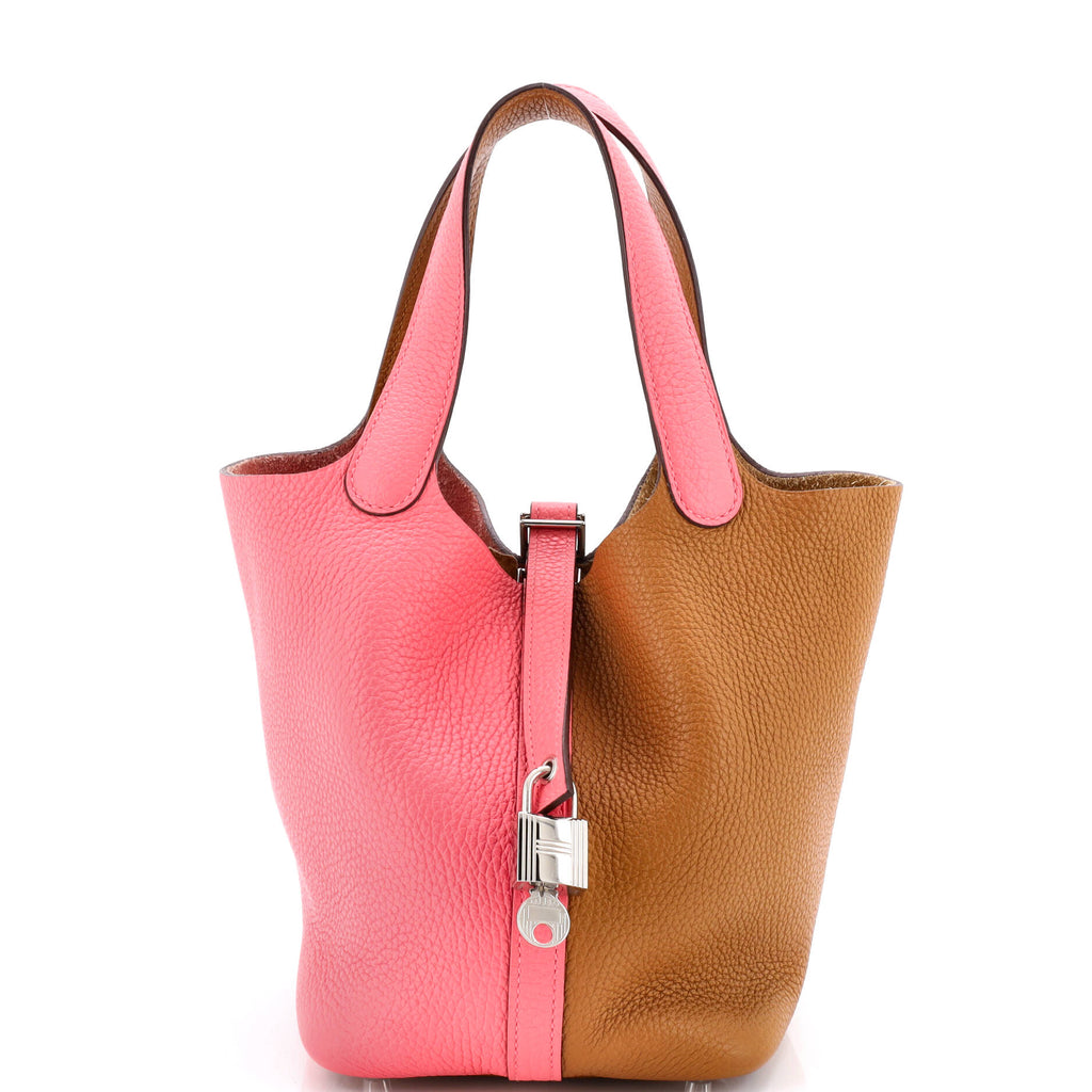 Picotin Lock Bag Bicolor Clemence PM