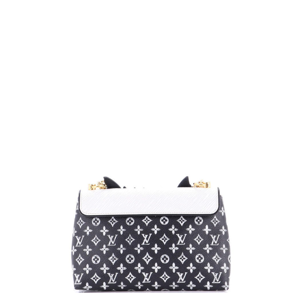 Orange Cat Shoulder Bag Limited Edition Grace Coddington Epi Leather and Catogram Canvas
